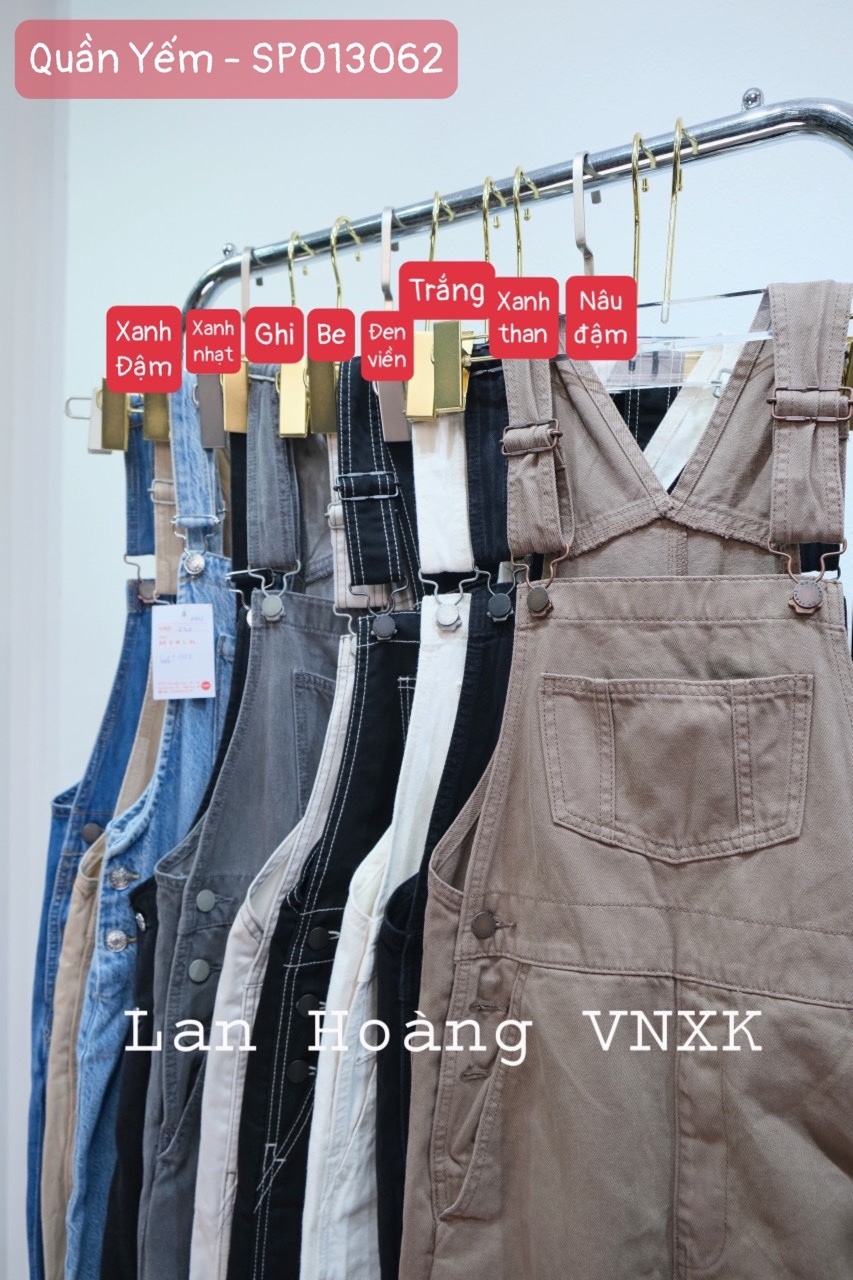 QUẦN Yếm Denim GU Dư xịn 13062