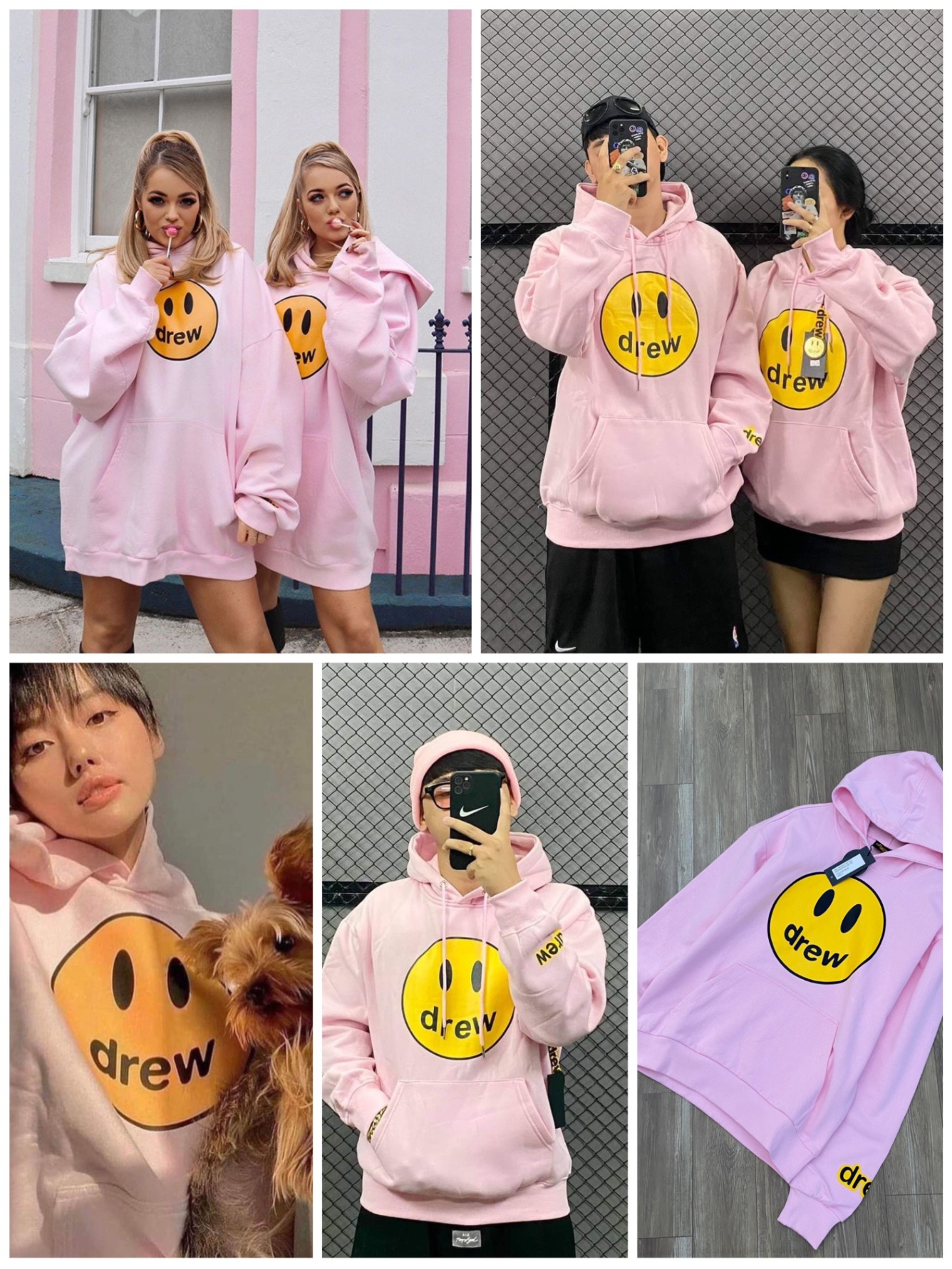 Nỉ Drew Hoodies Unisex Auth Tuồn Dư Xịn 13481