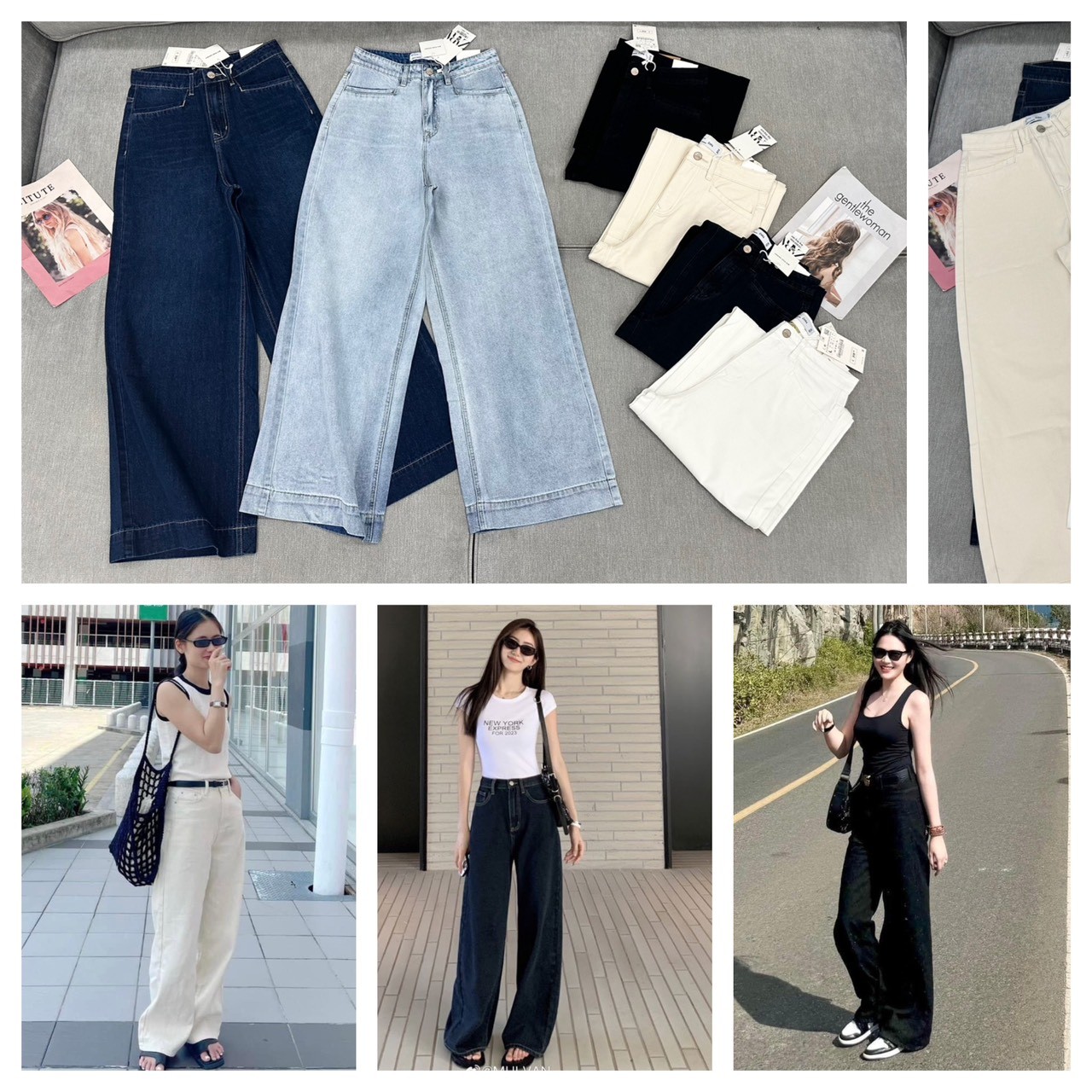 Culottes Jean ZR (6 Màu) Dư Xịn 14052