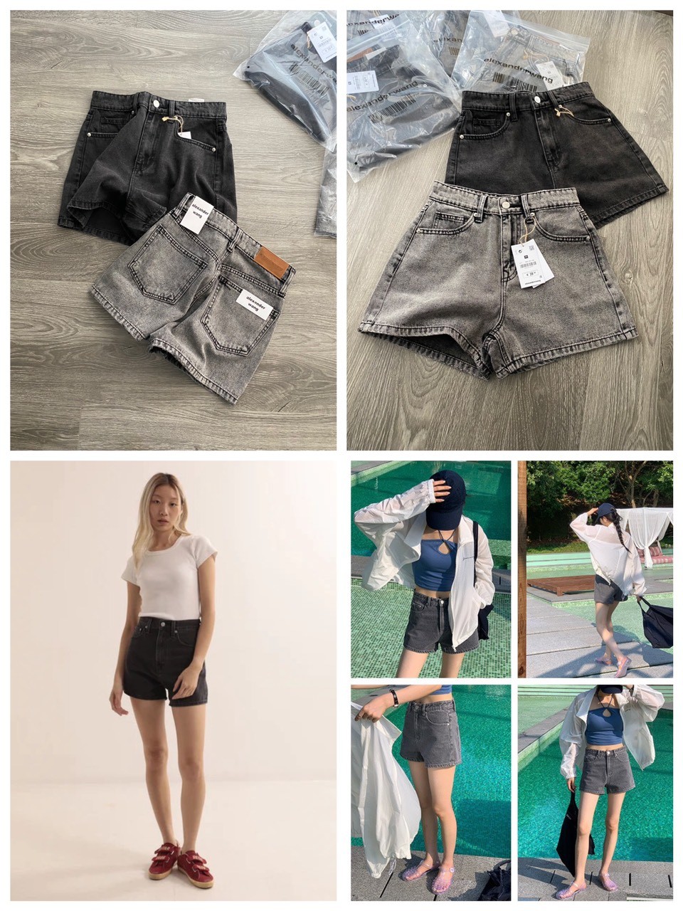 Short denim Alexander dư xịn 14057