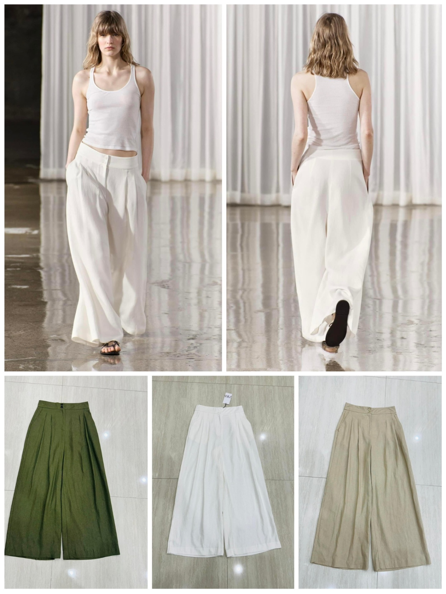 Culottes Linen ZR Auth Tuồn Dư Xịn 14246