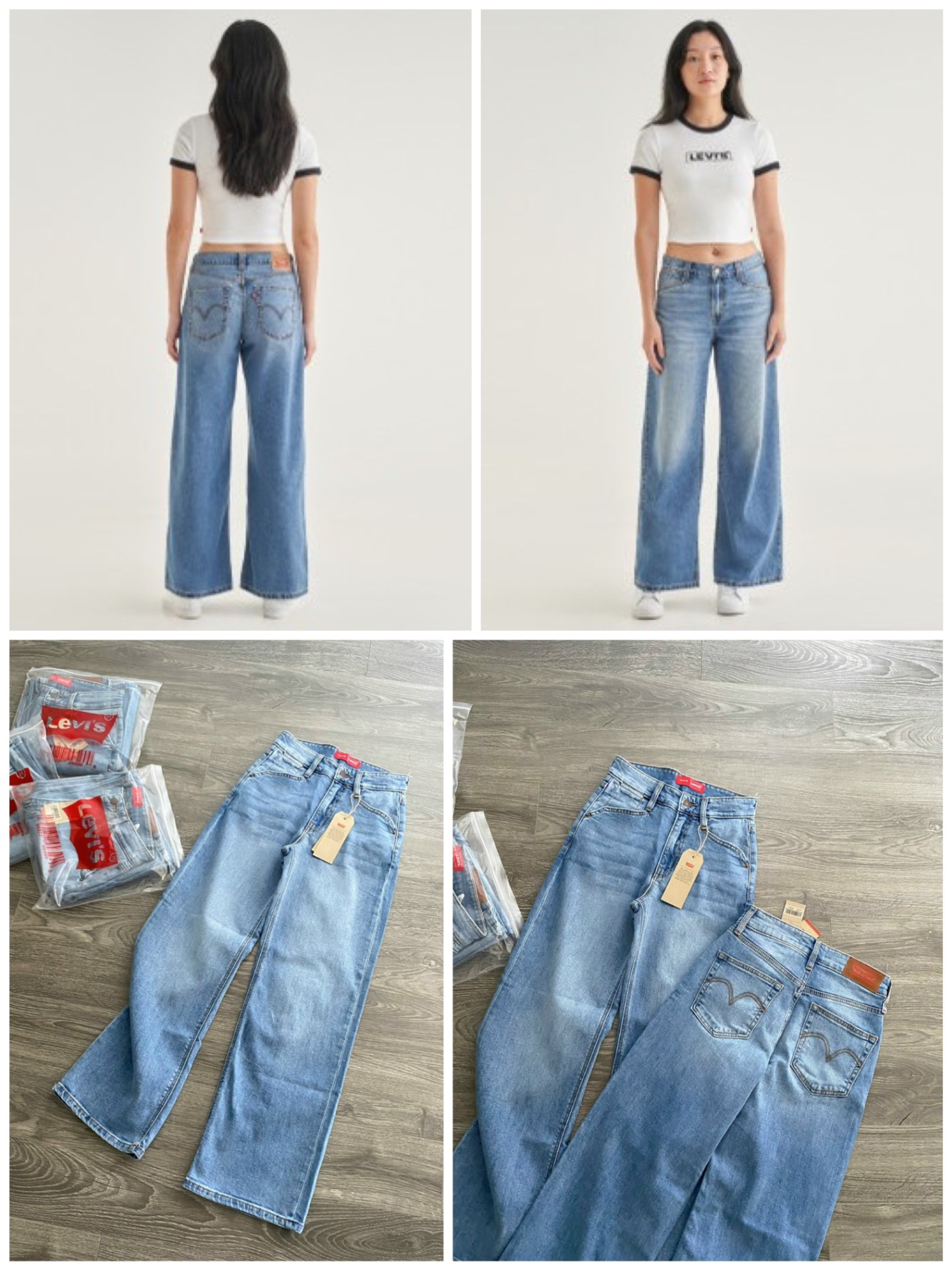 Culottes Jean LV Dư Xịn 14385