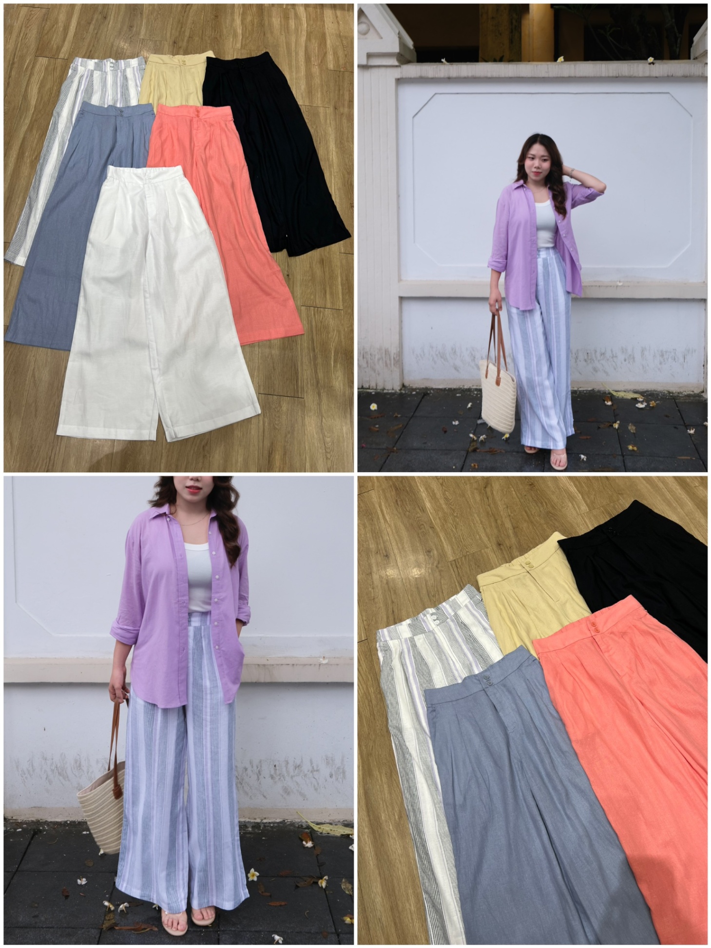 Culottes Kẻ Kim Seo Ryong Dư Xịn 14413