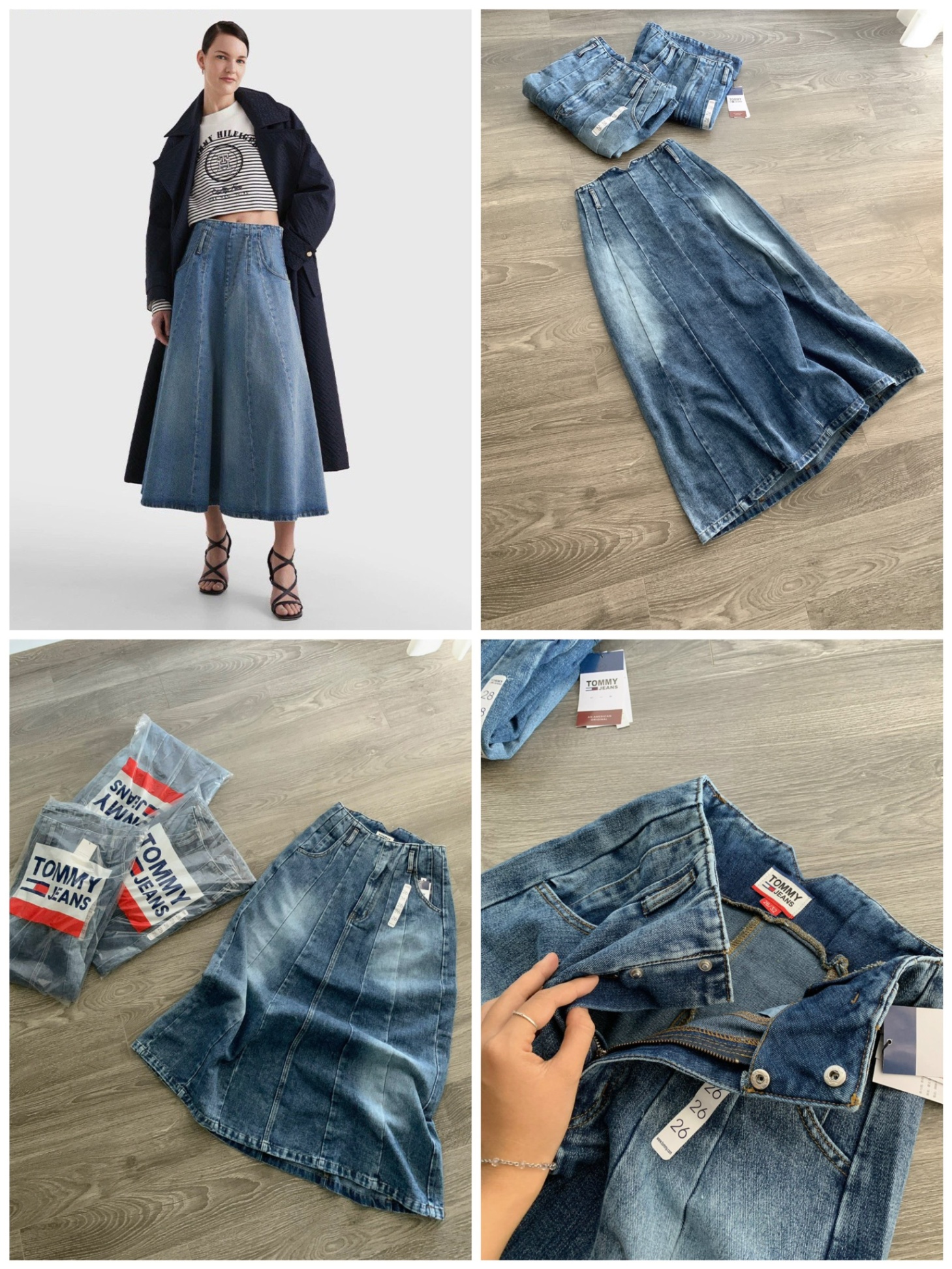 Chân Váy Denim Tommy Dư Xịn 14473