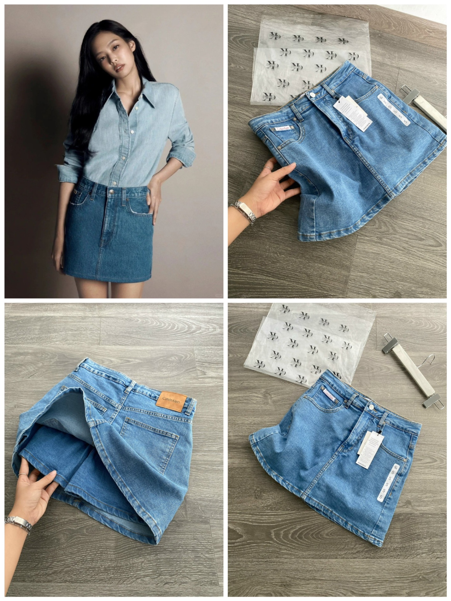 Chân Váy CK Denim Dư Xịn (Có Short) 14499