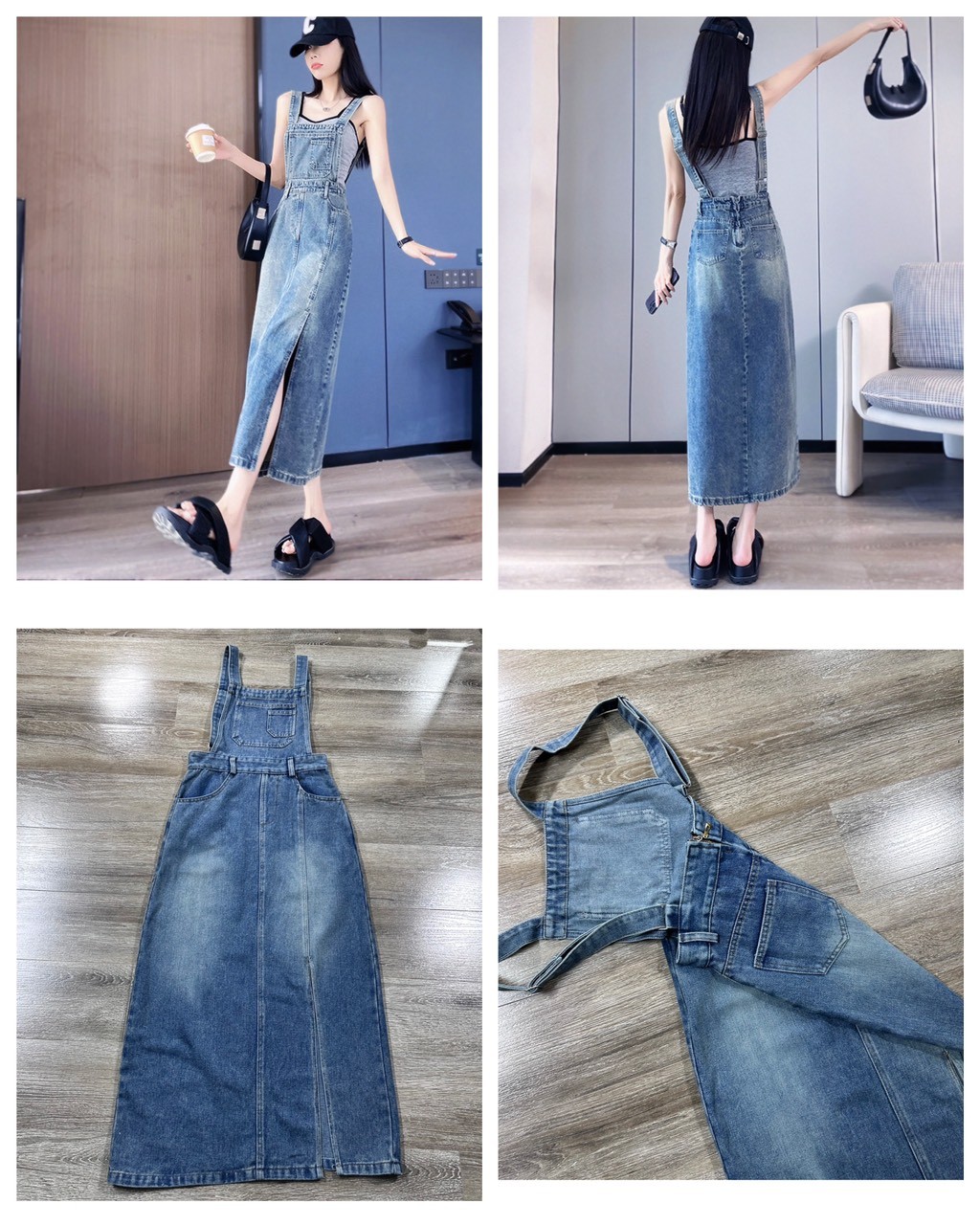 Đầm Yếm Denim Only Dư xịn 14512