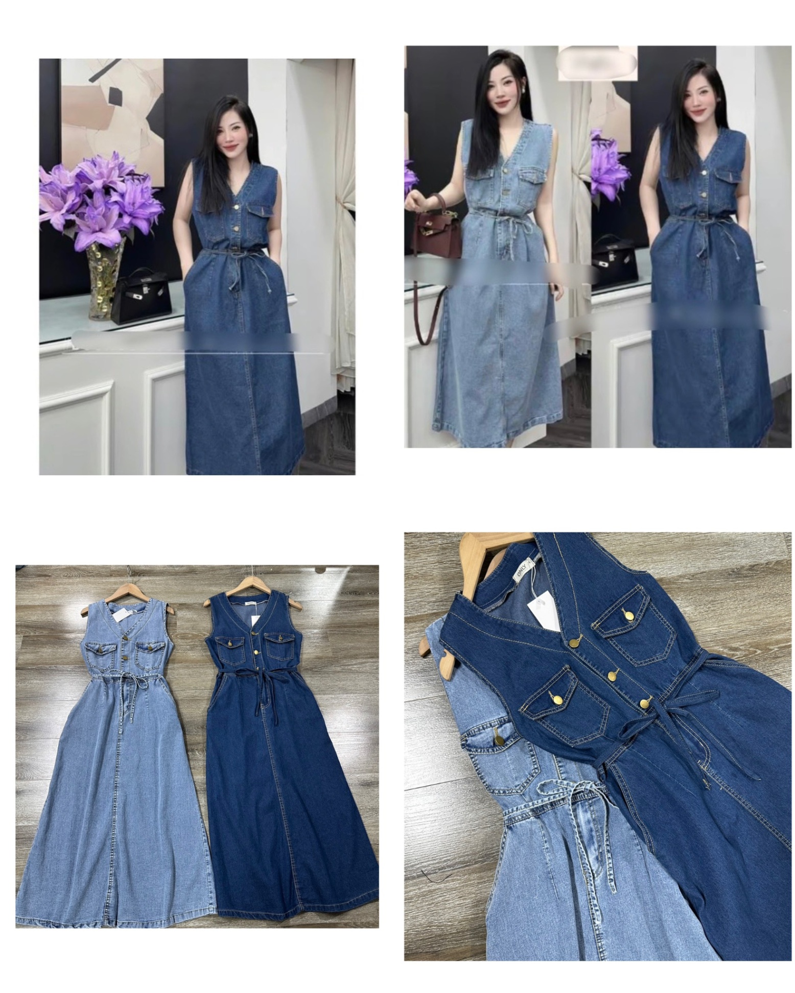 Đầm Denim Only Dư xịn 14580