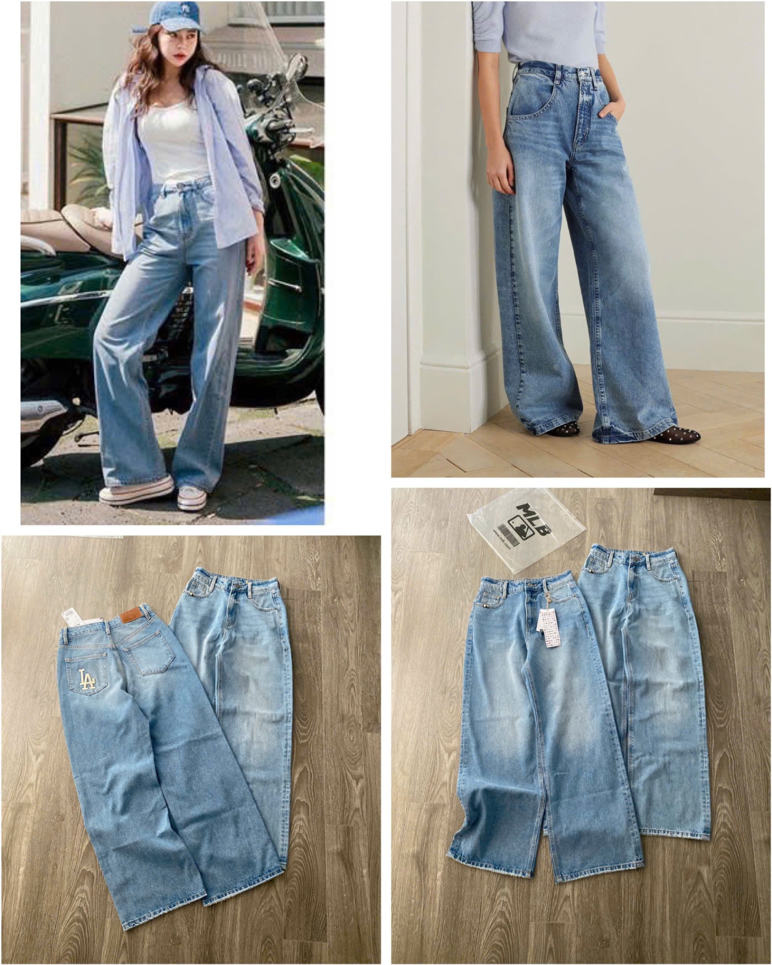 Culottes Denim MLB Dư Xịn 14661