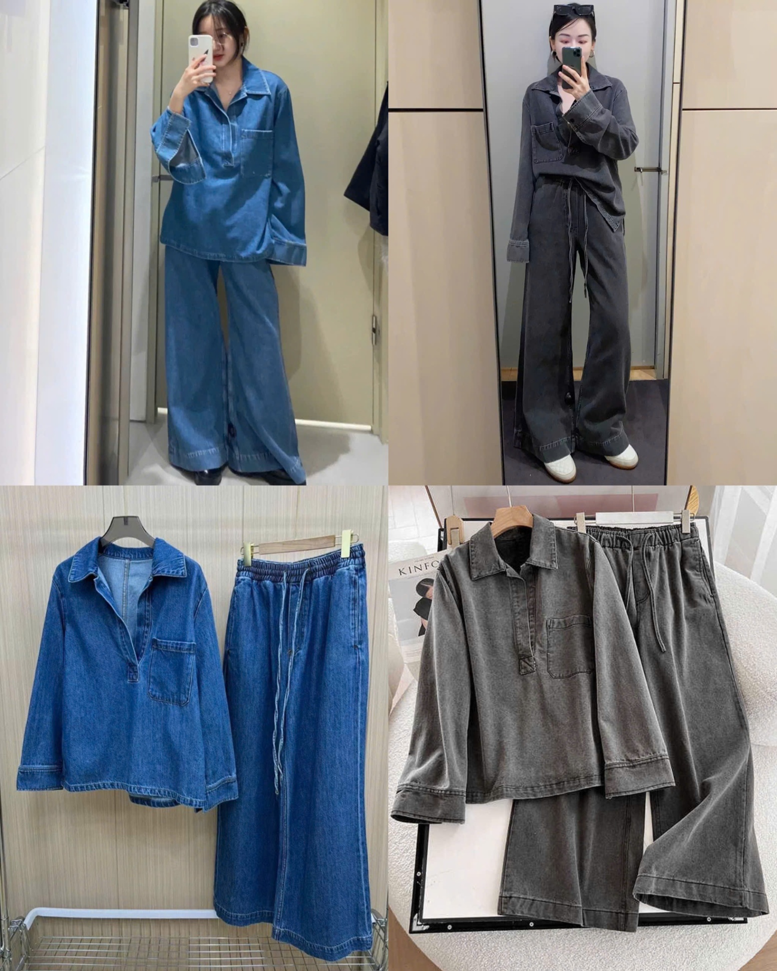 Culottes Denim Cos Dư Xịn (2 Màu) 14727