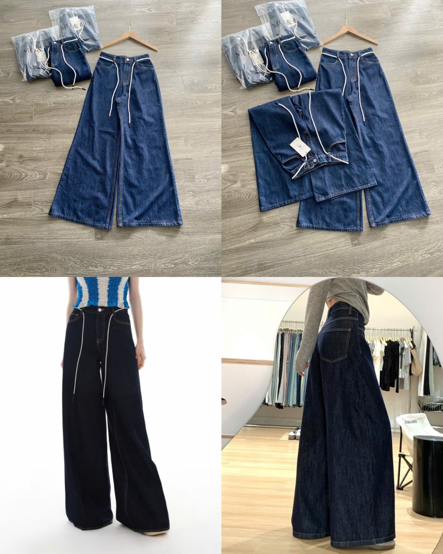 Culottes Denim Mo & CO Dư Xịn