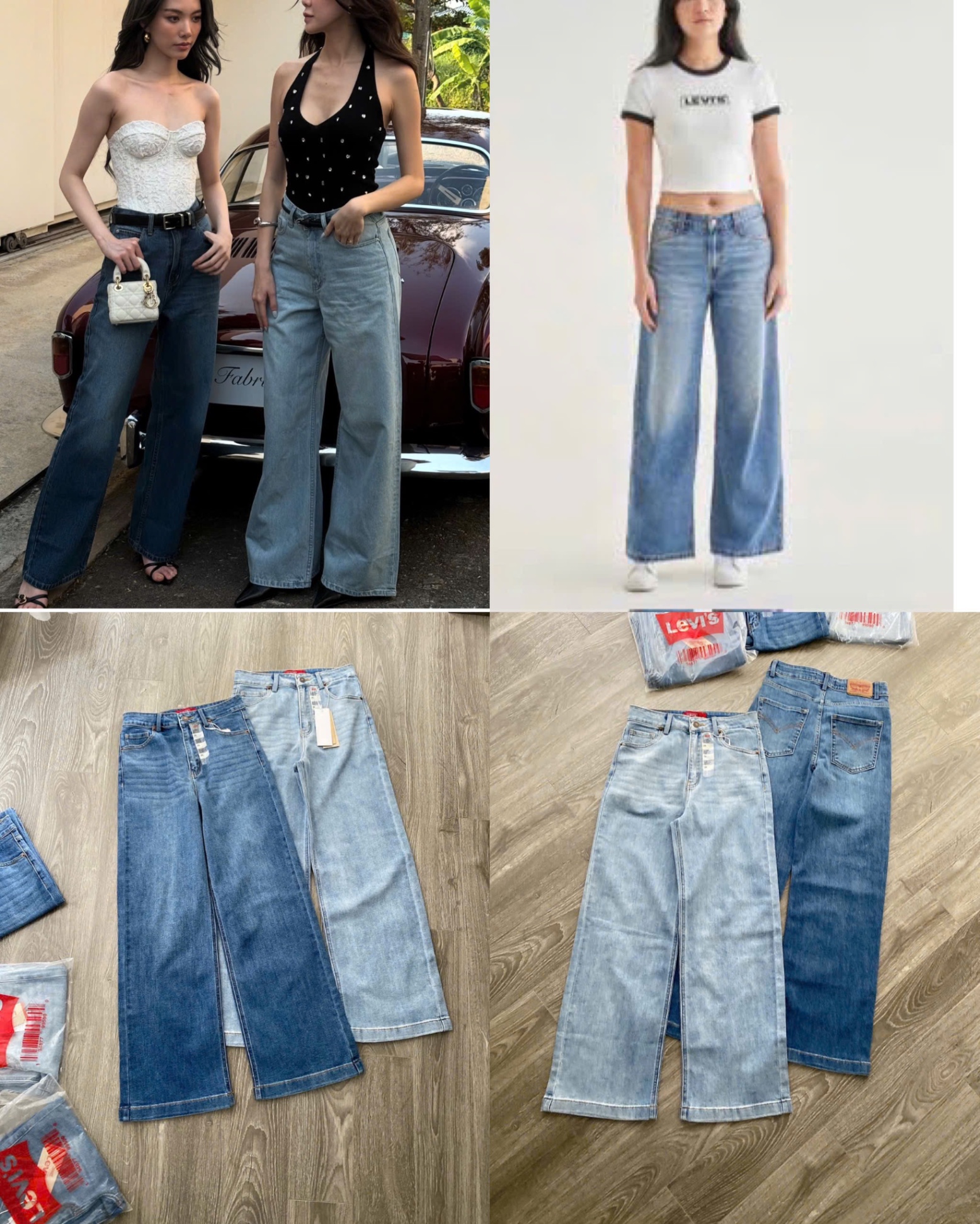 Culottes Denim Levis Dư Xịn 14888