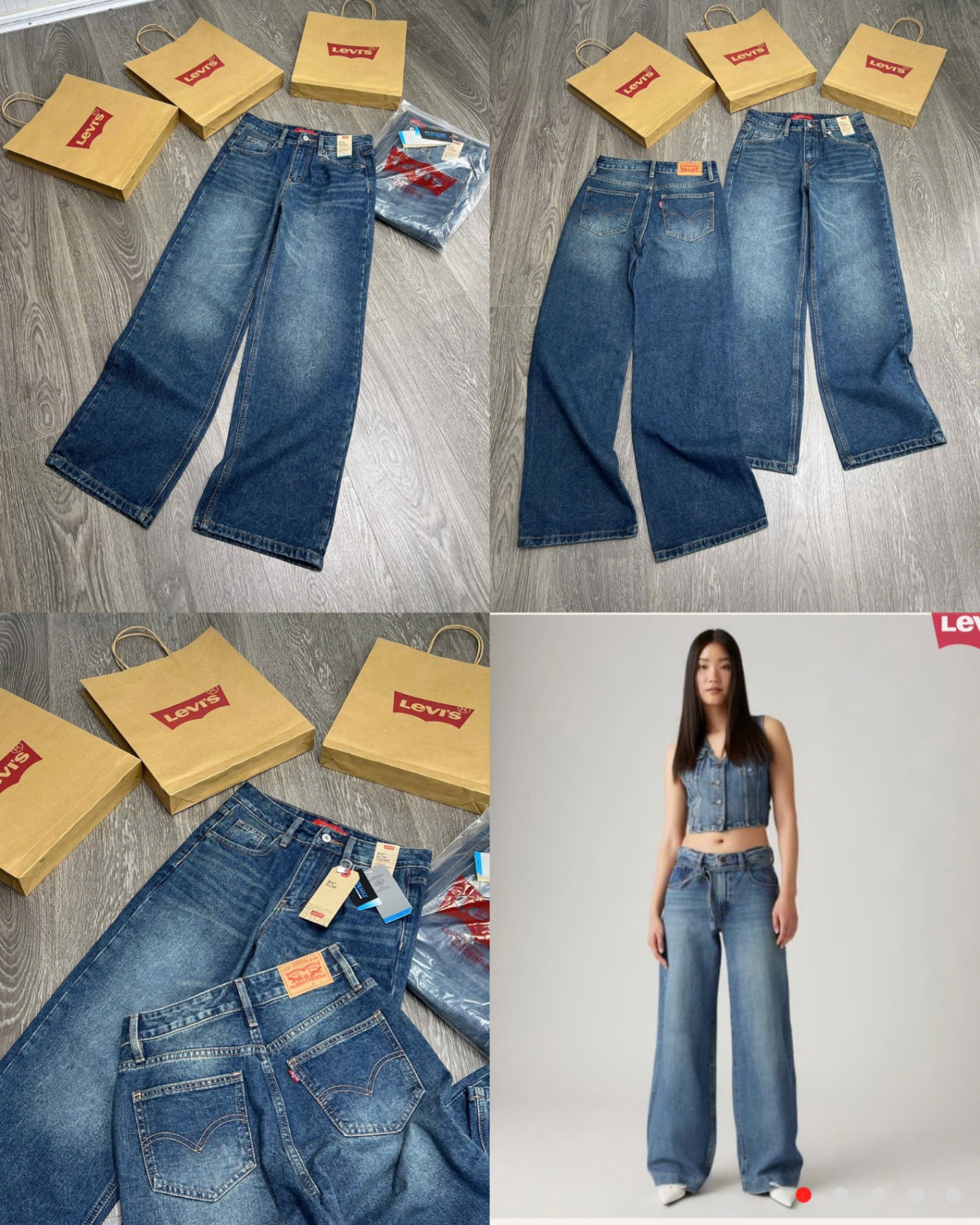 Culottes Levis Denim Dư Xịn 14977