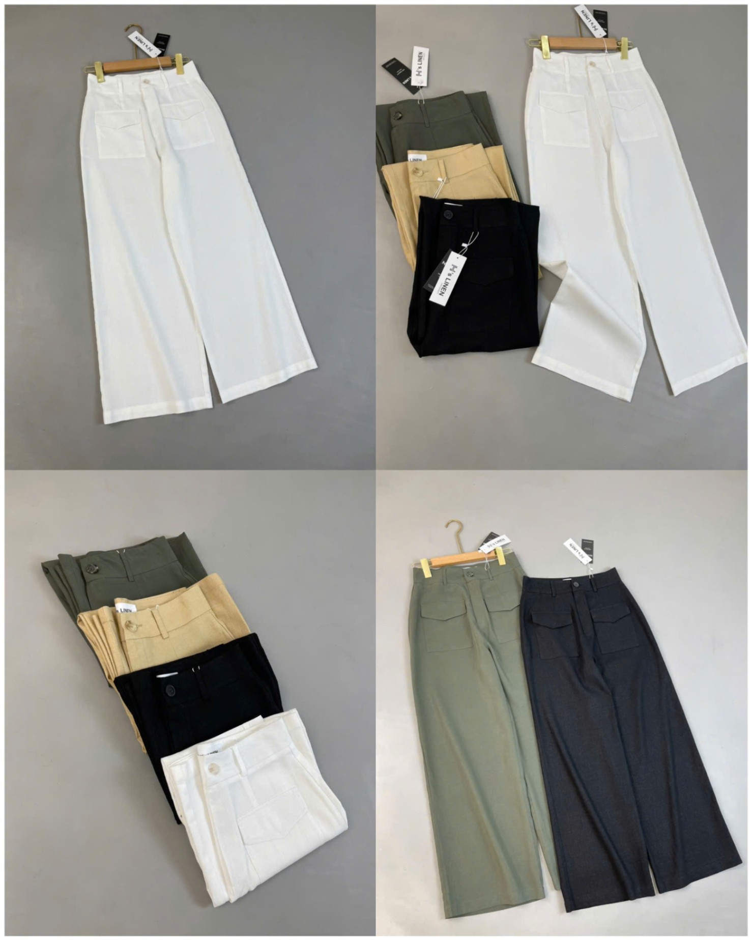 Culottes linen Túi hộp KG 15116