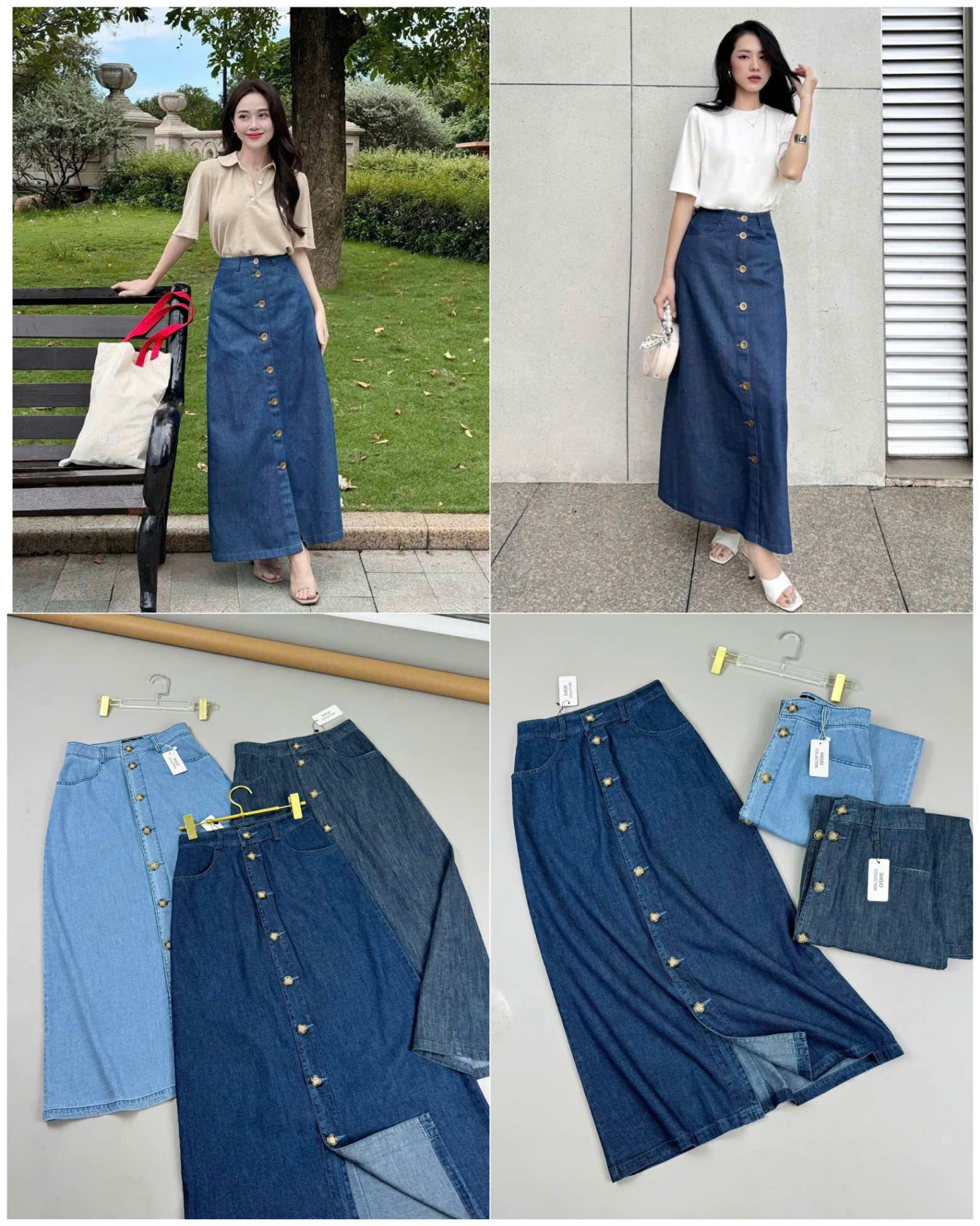 Chân váy denim shojo 15193