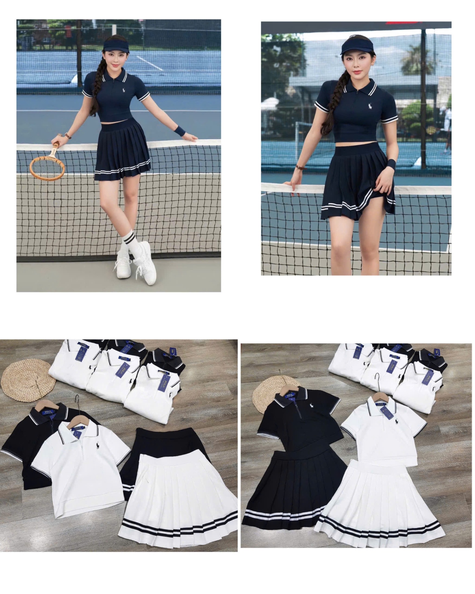Set Bộ Polo Áo & Chân Váy 15396