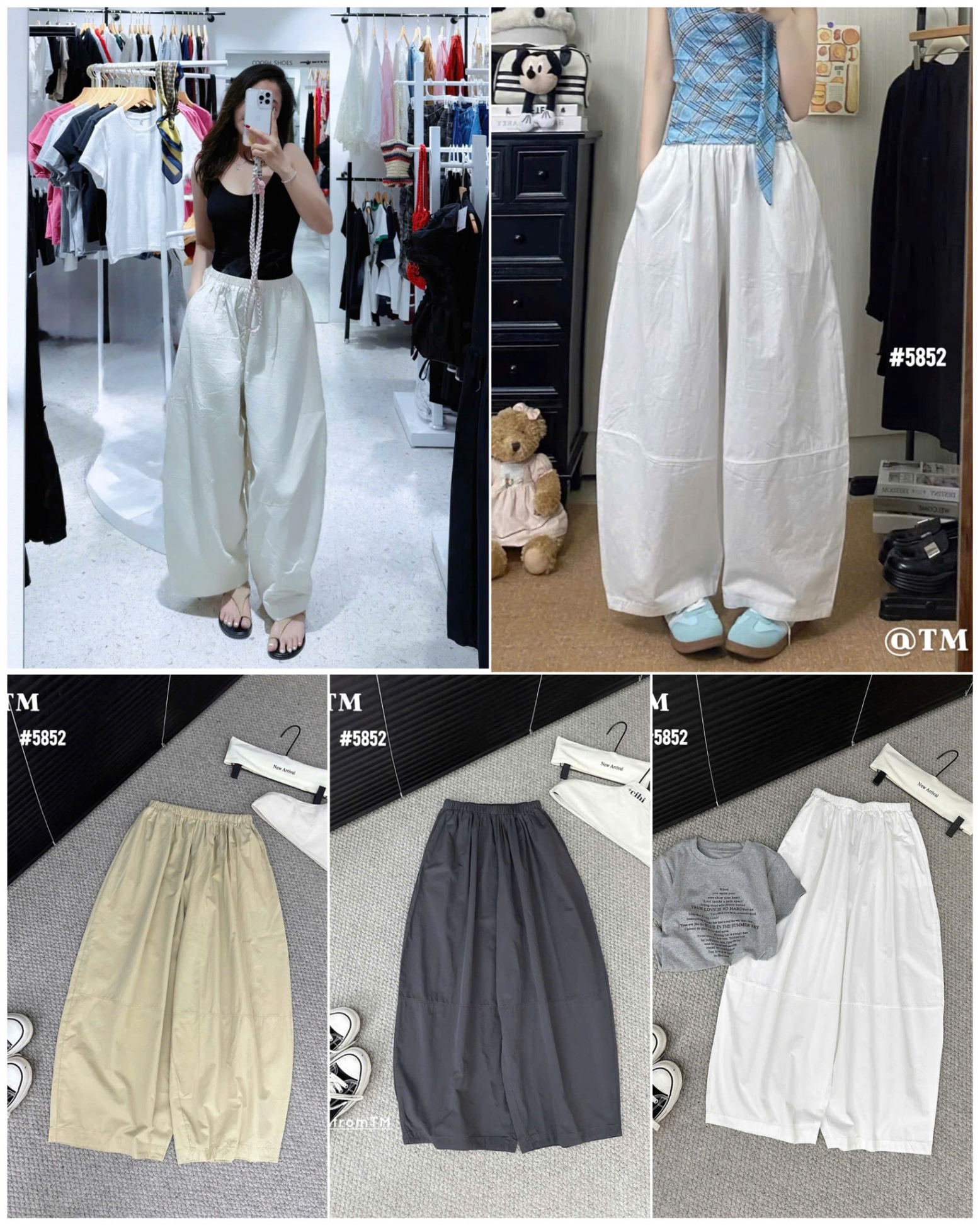 Quần Baggy Chun 3 màu 15409