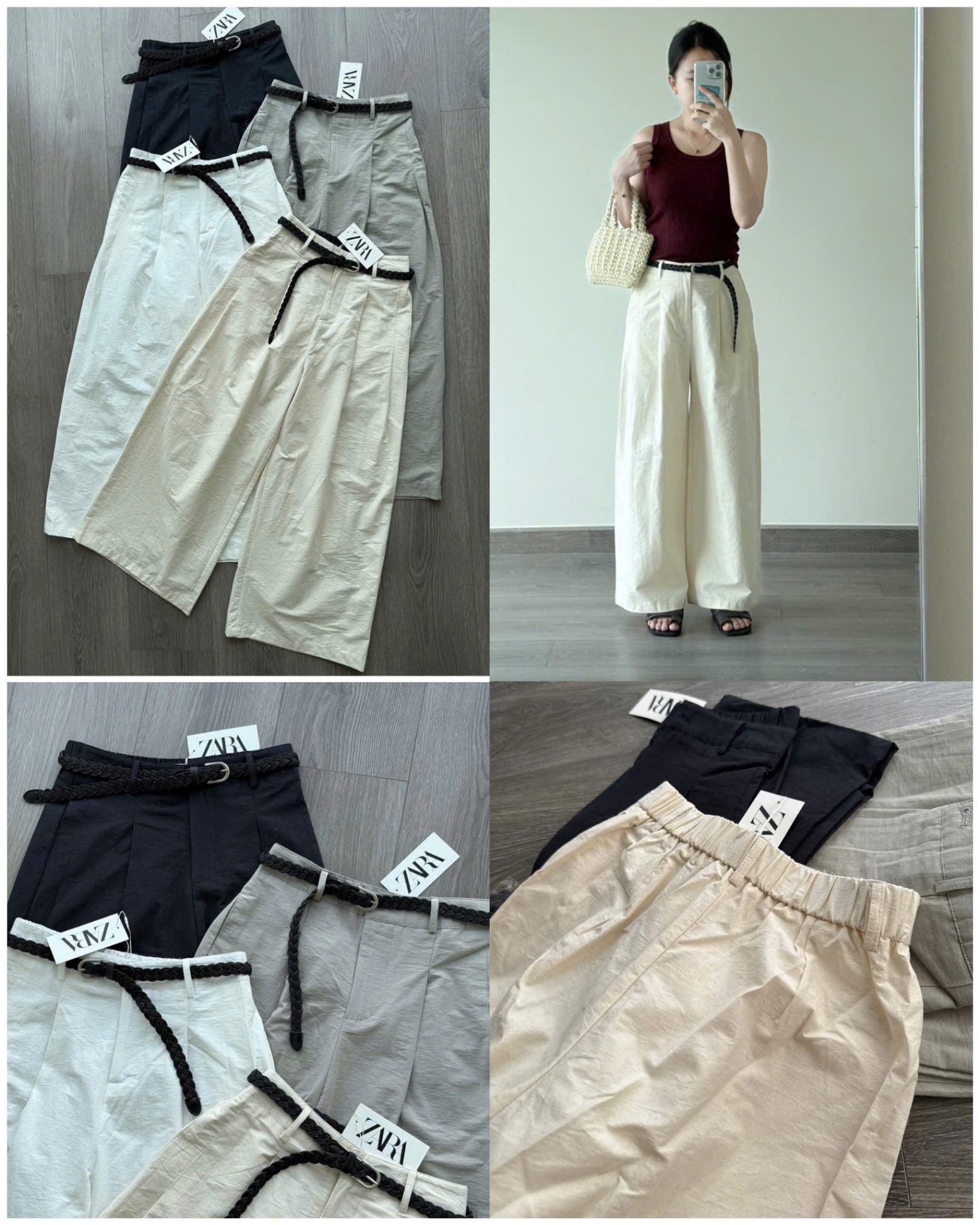 Quần Baggy ZR Kèm belt dư xịn 15408