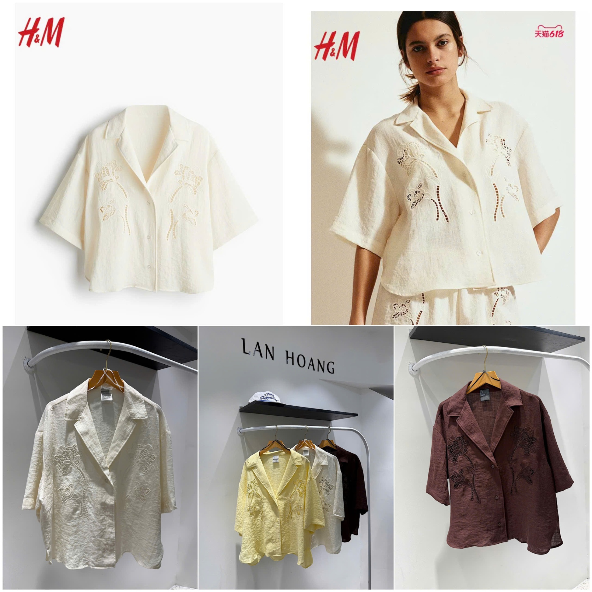 Sơ Mi Hm cộc tay Dư Xịn 15476