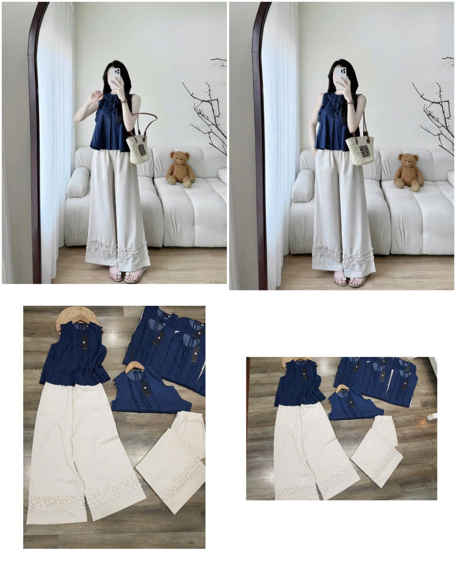 Set Karl Áo & Quần culot 15482