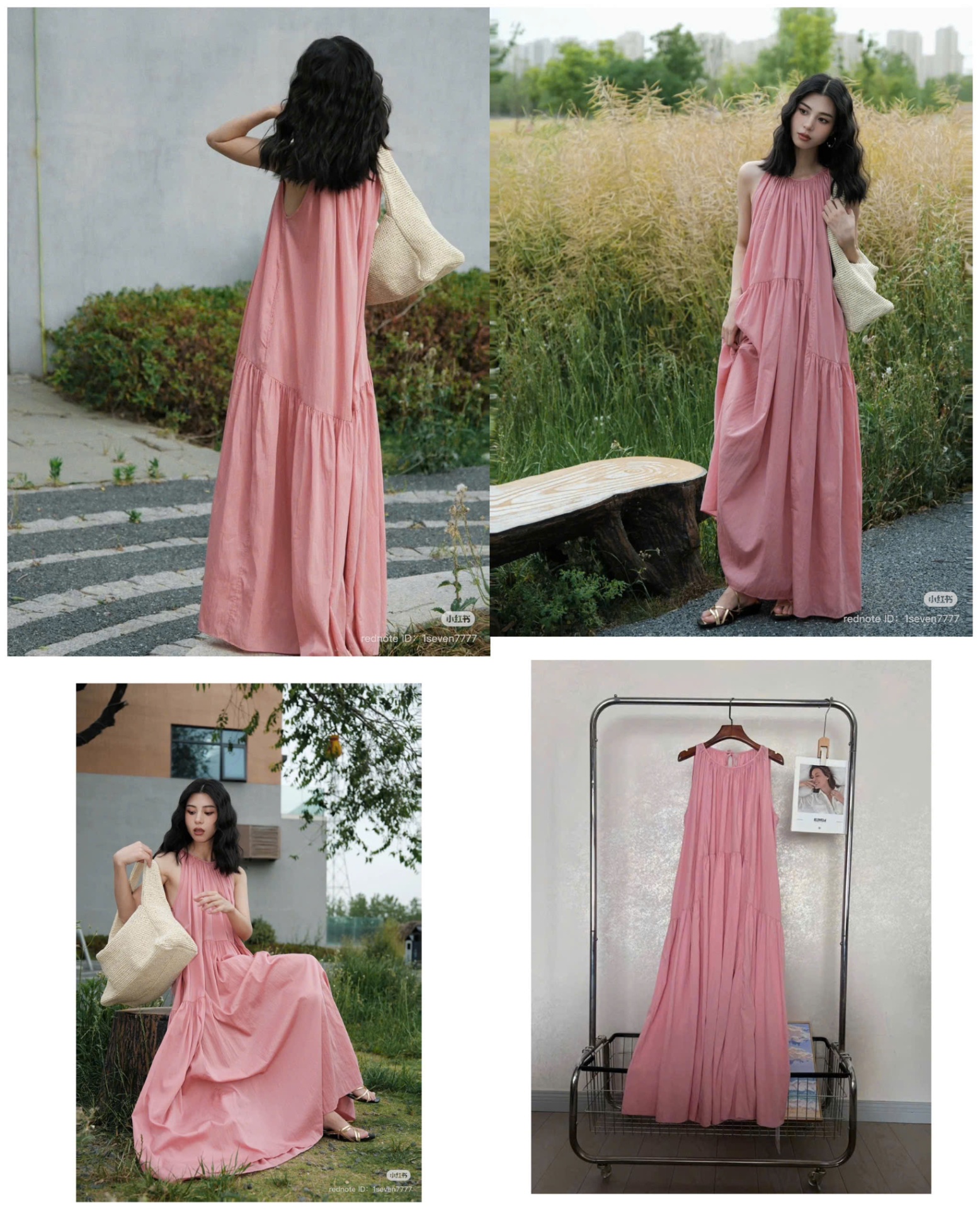 Đầm Yếm Cos Hồng Dư Xịn 15493