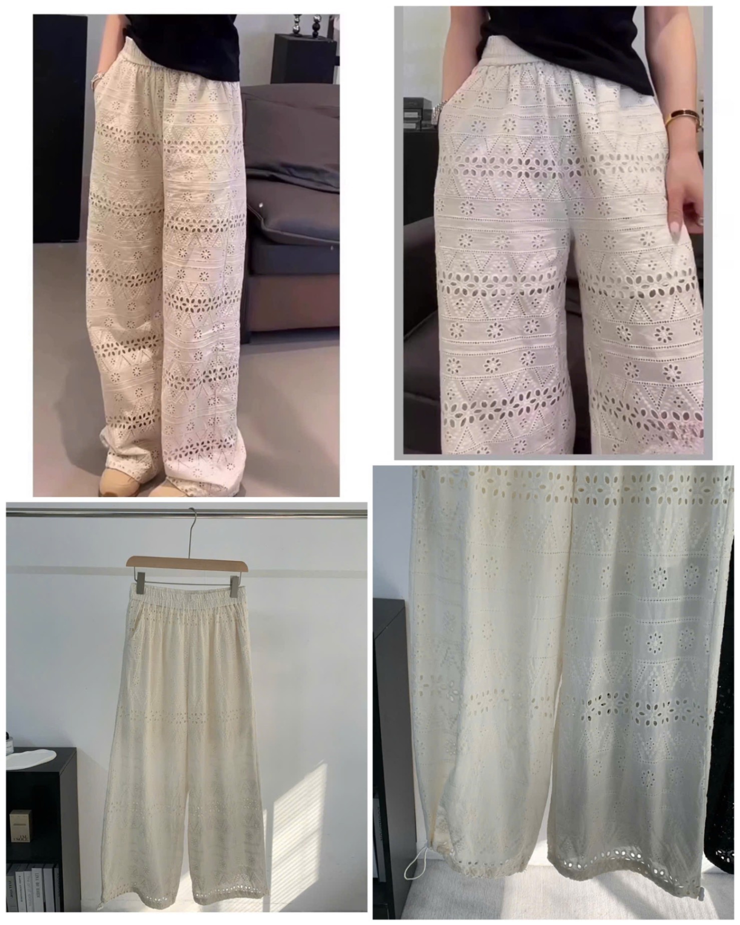 Quần Joger Thô Thêu 15504