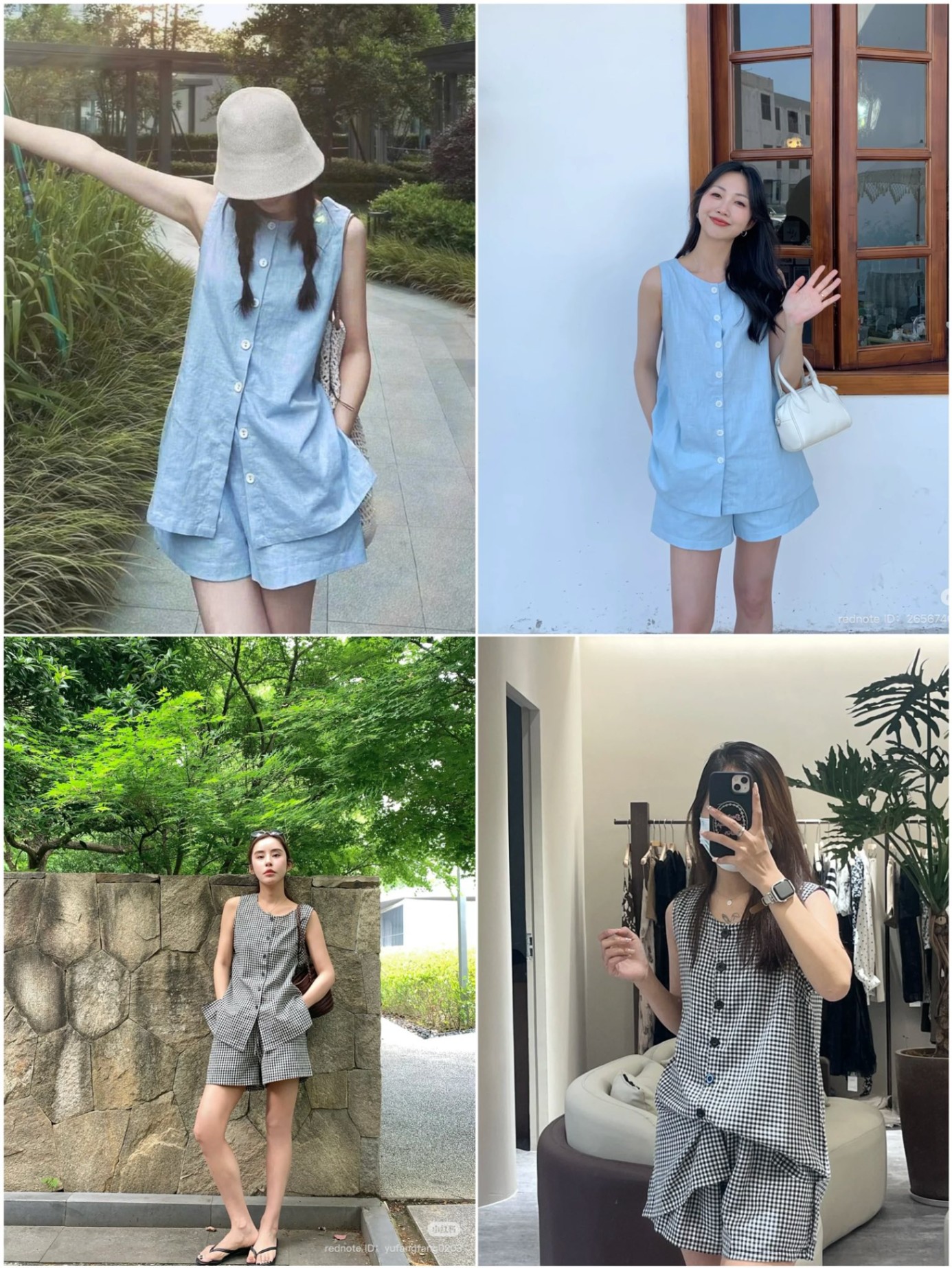 Set Bộ Áo sát nách & Short  15509