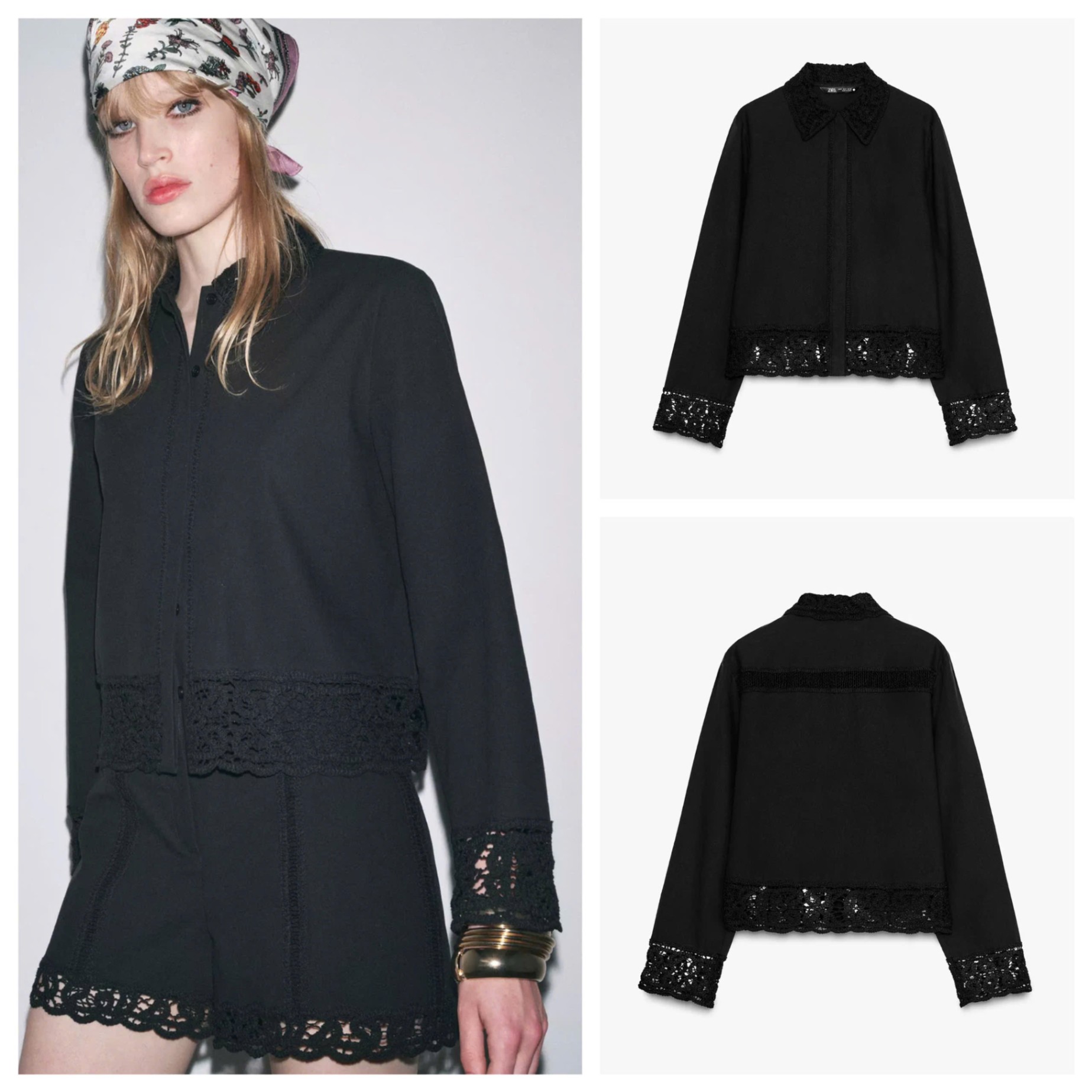 Sơ Mi Linen ZR Auth tuồn Đen 15538