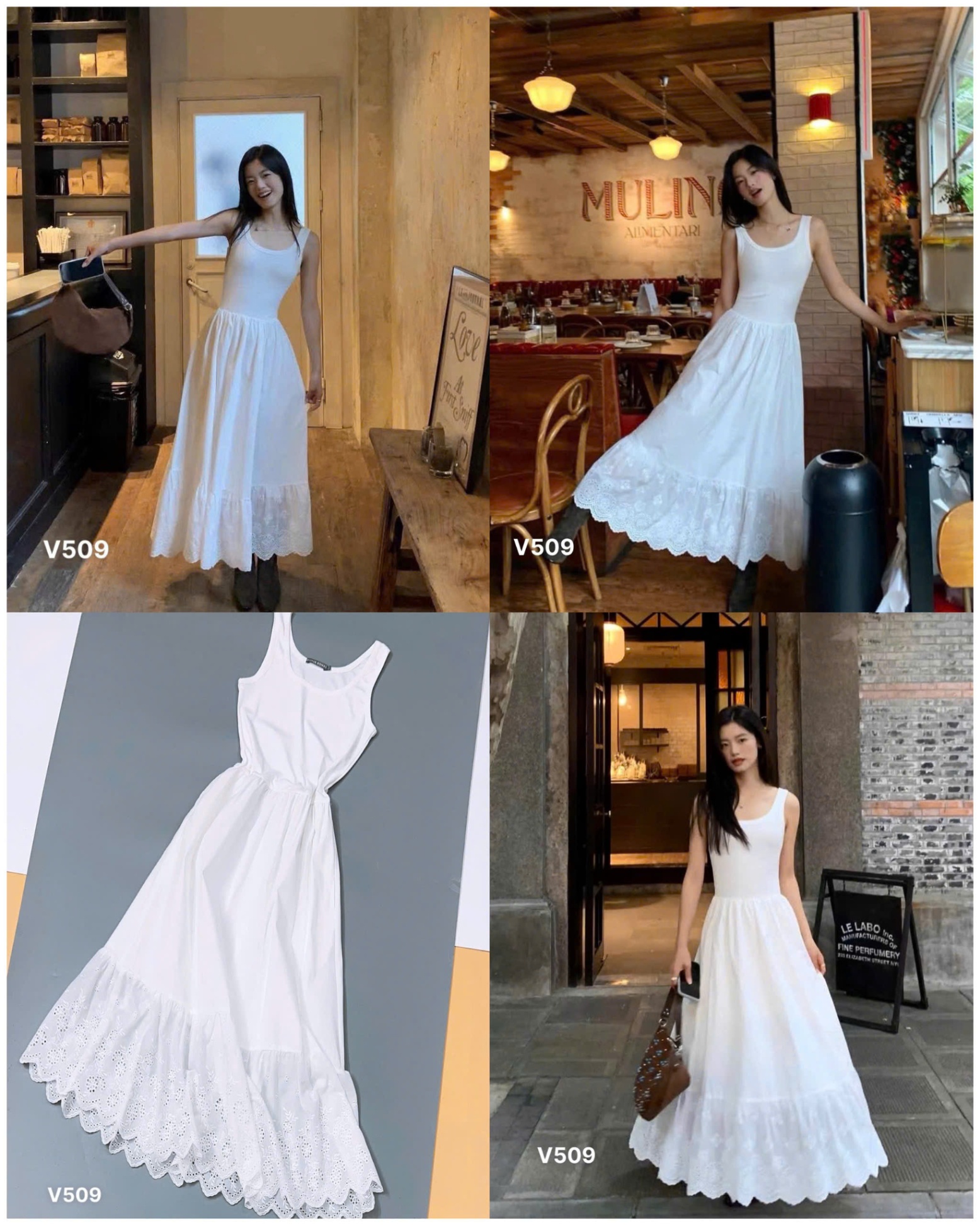 Đầm TS 3 Lỗ chân ren 15564