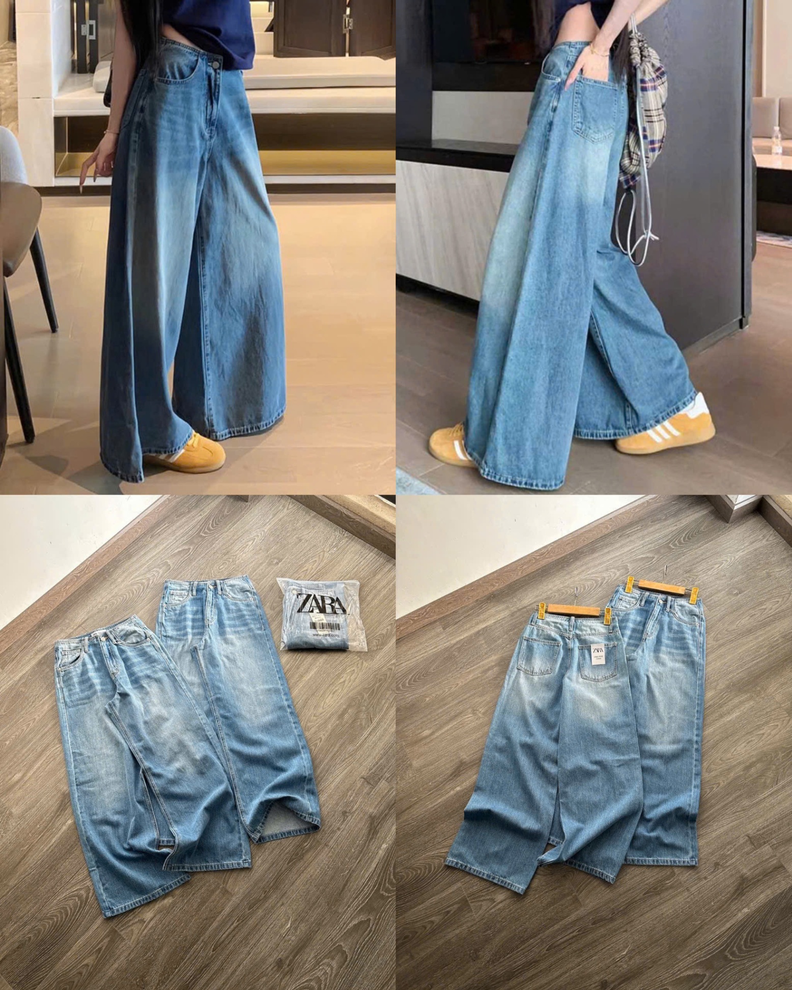 Culottes Denim ZR dư xịn 15650