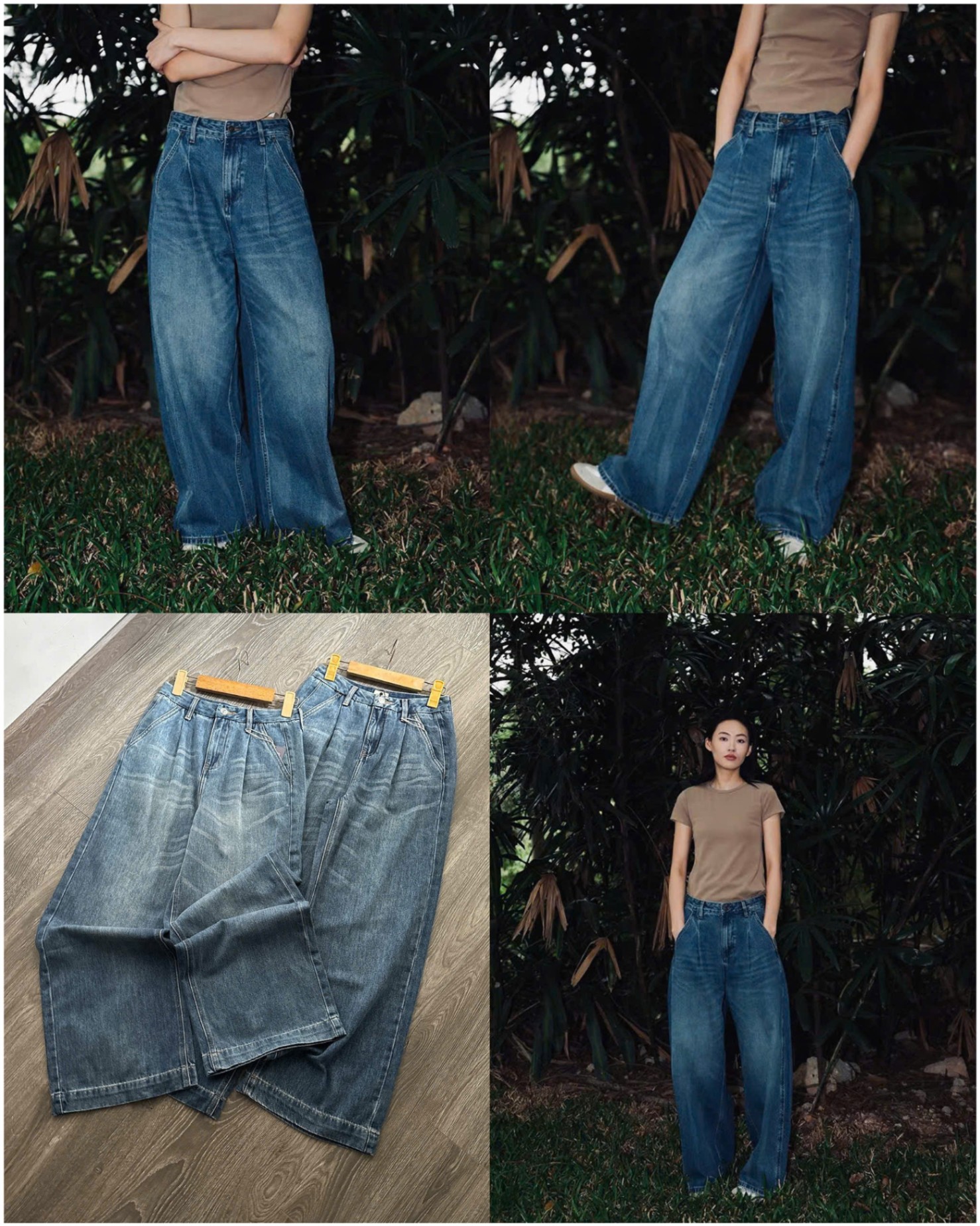 Culottes Denim MLb Dư xịn 15661