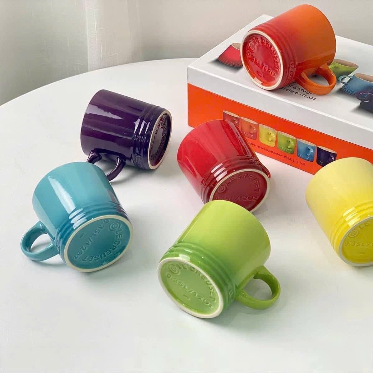 SET 6 CỐC cầu vồng Le Creuset 350ml to 15696