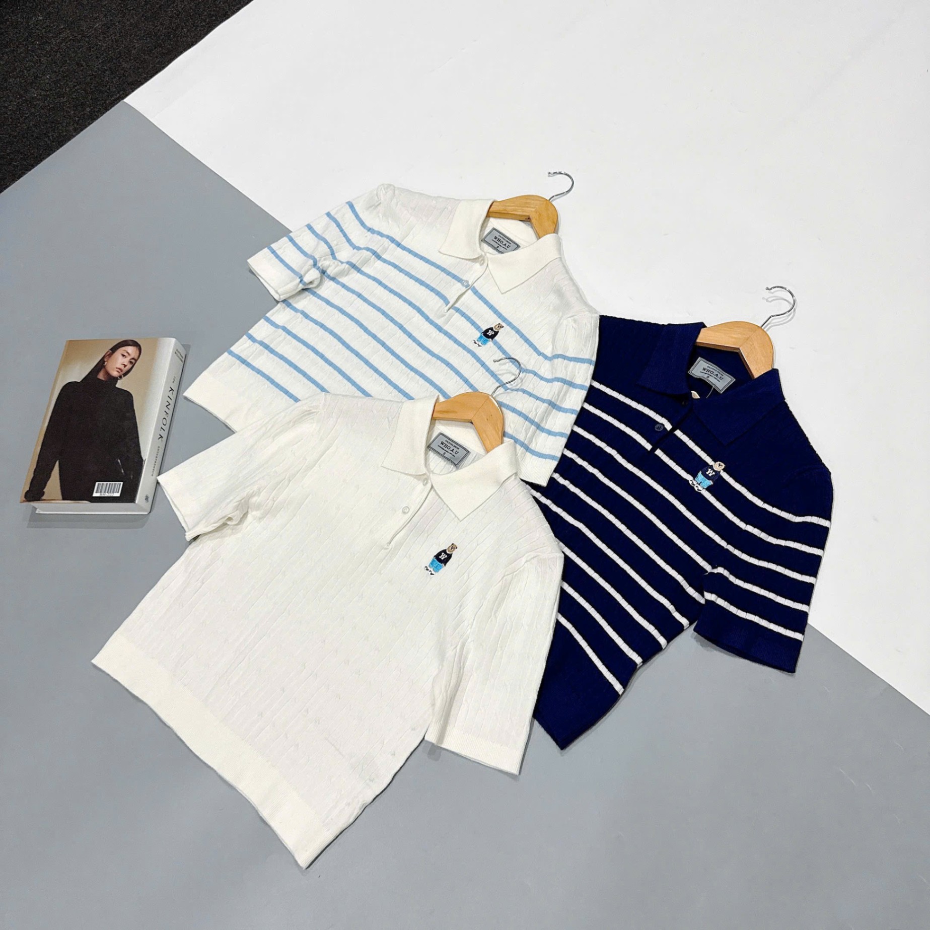 Polo Len Dệt Kim Who.Au Dư Xịn 15685