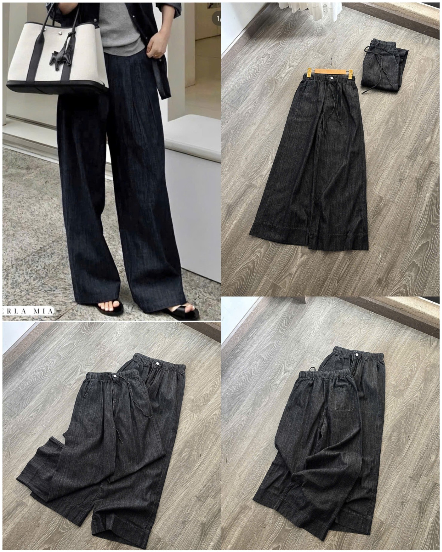 Culottes Linen Gip Dư Xịn 15689