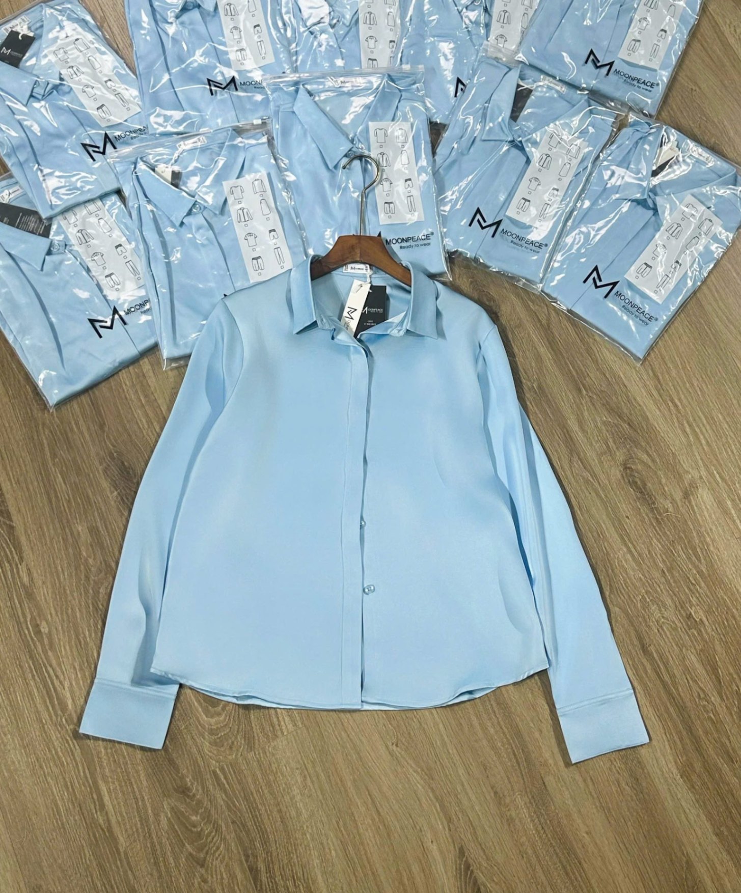 Sơ mi lụa Moonpeace 15715