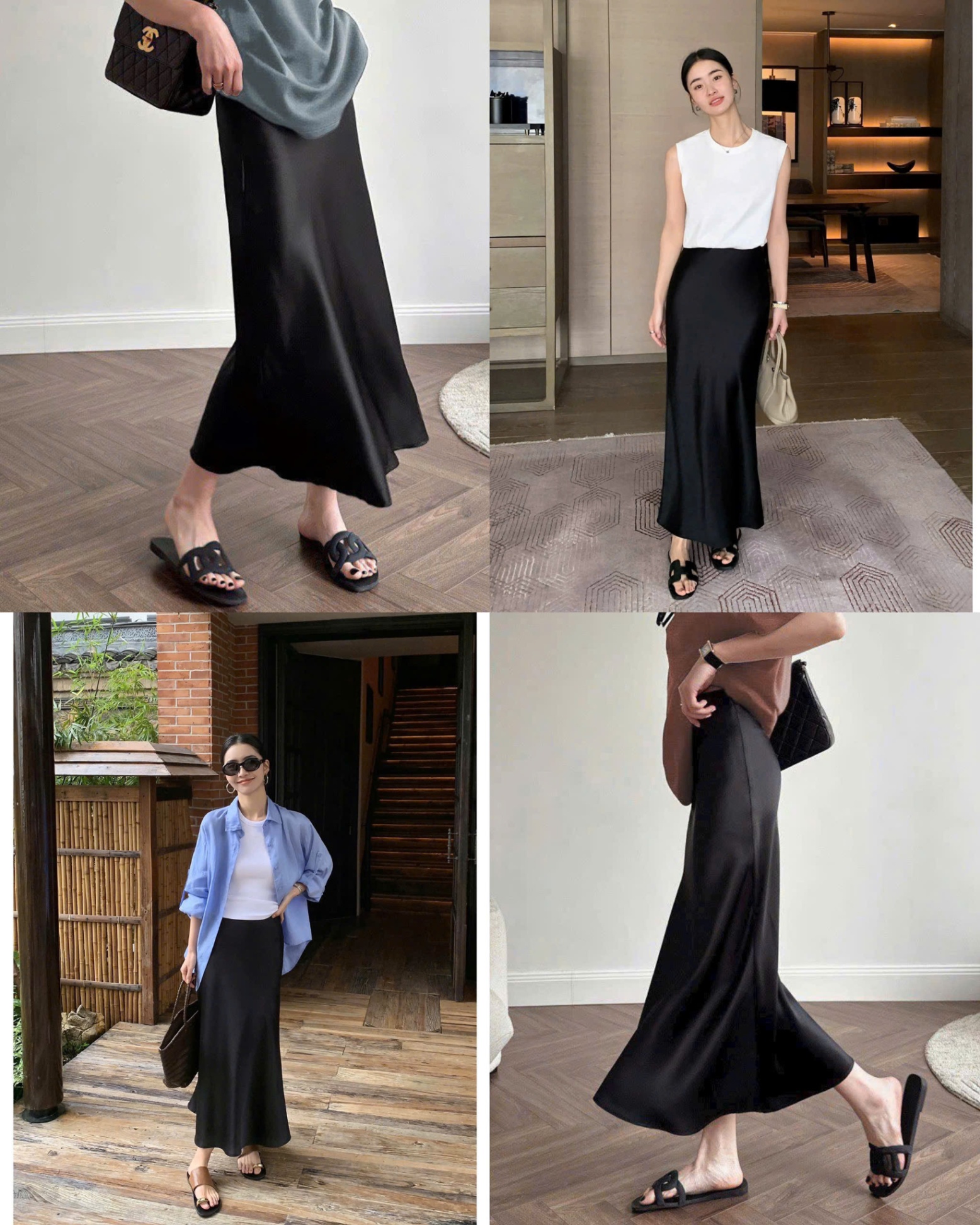 Chân Váy Lụa Karen 15732