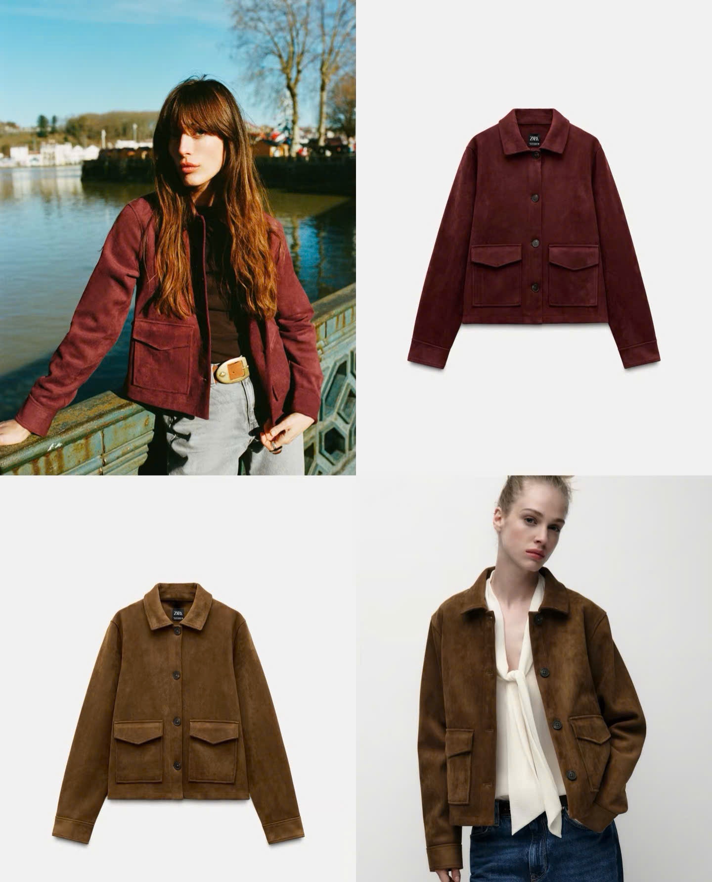 Khoác ZR Da Lộn Dáng Ngắn dư xịn 15765