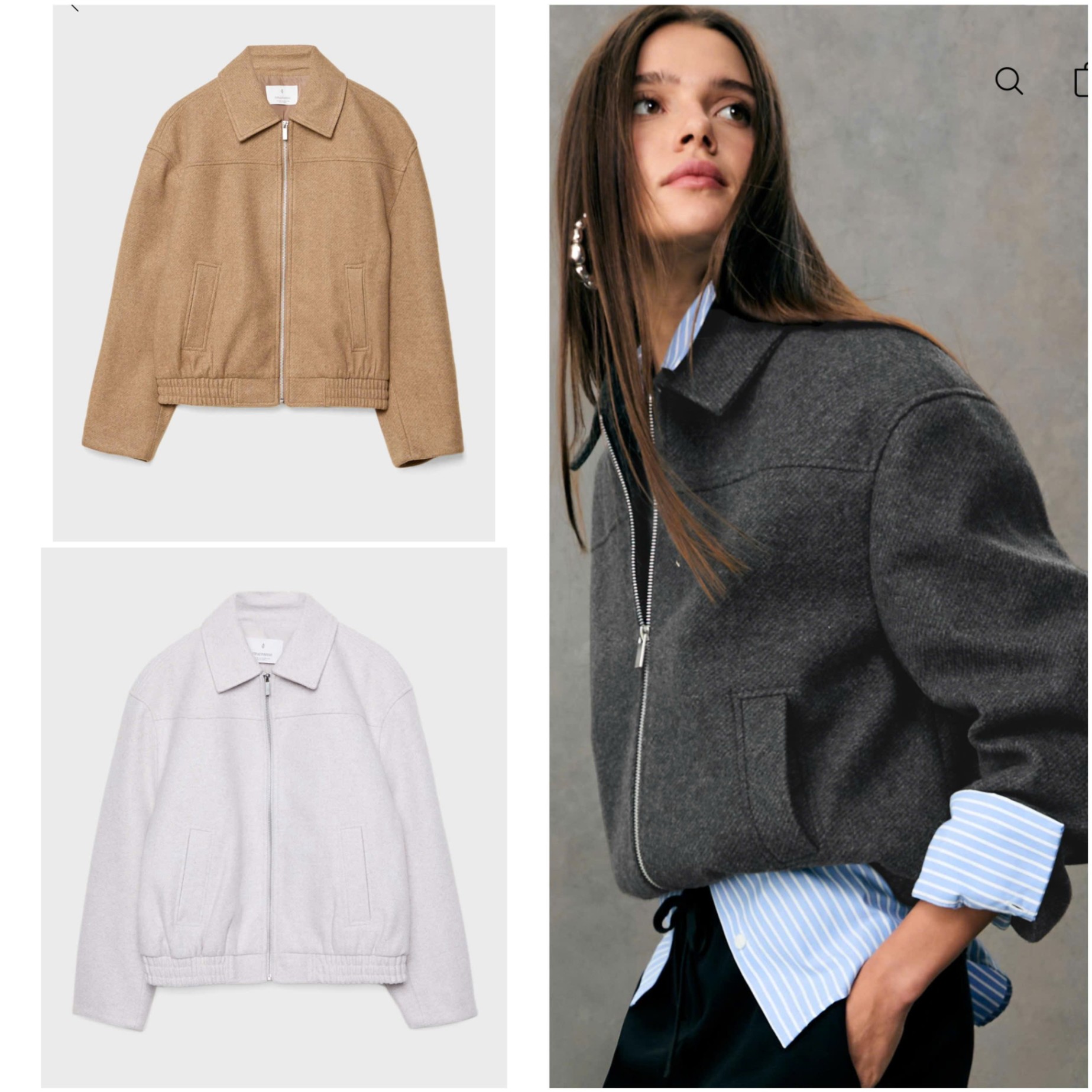 Khoác Dạ Bomber STRA Dư Xịn 15761