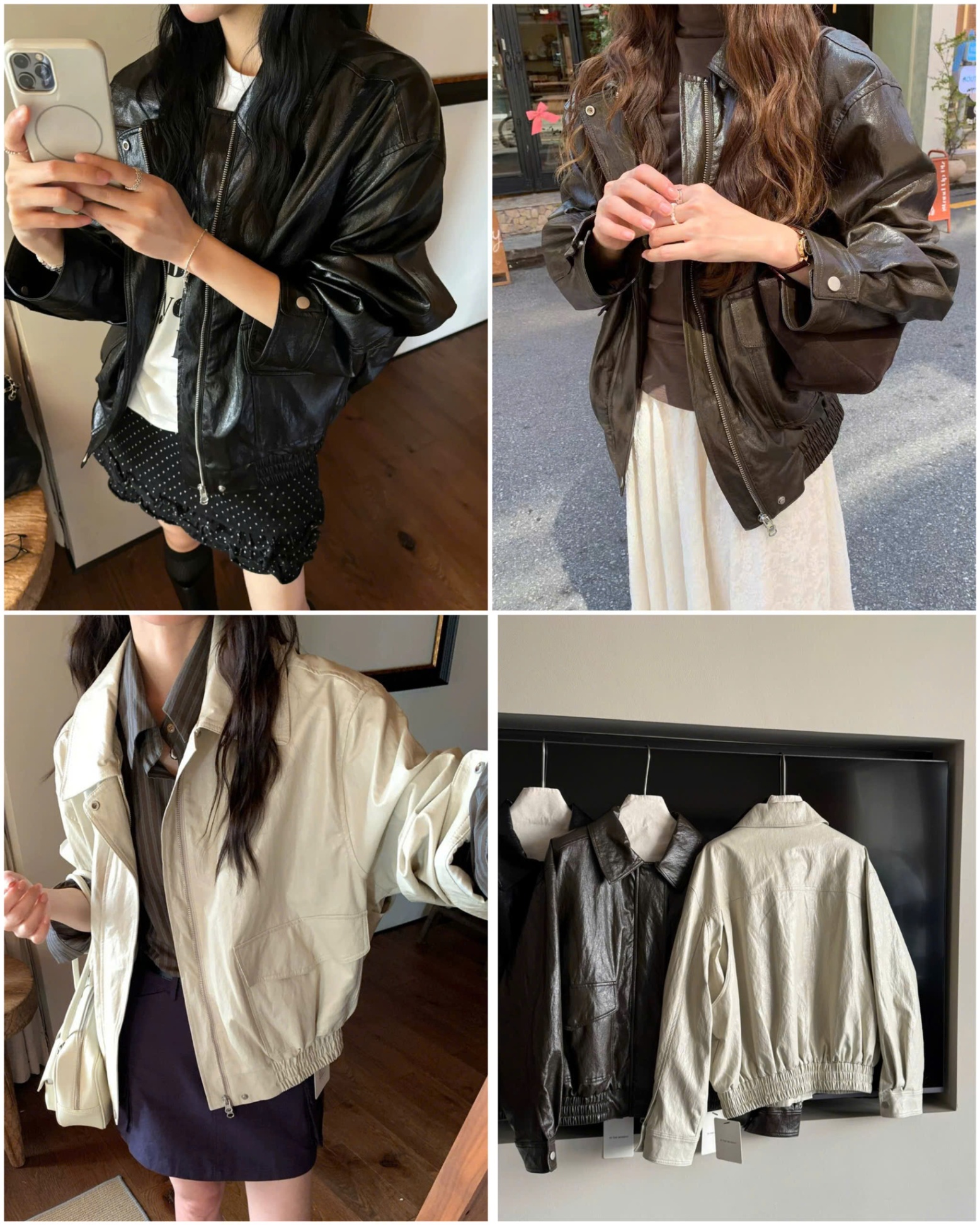 Khoác Da bomber Dư Xịn 15773