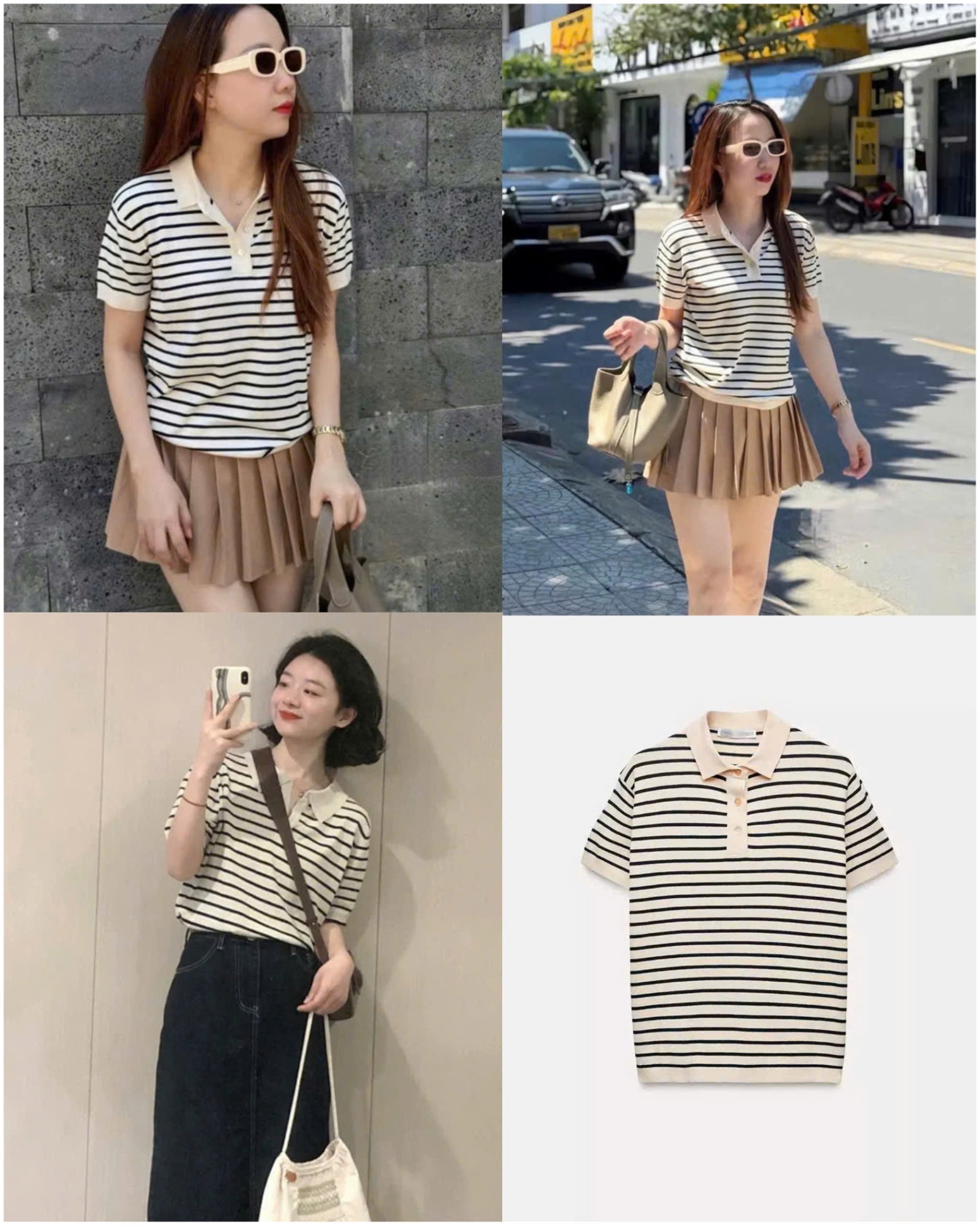 Len Polo KẺ Be cộc tay 15779 (KẺ NGANG)