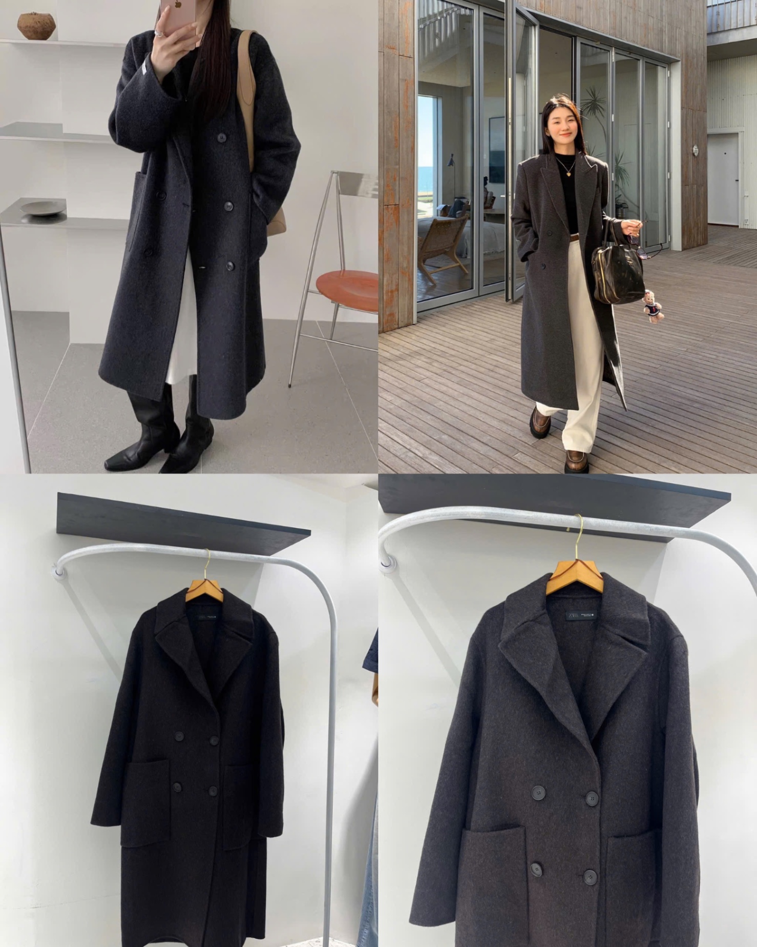 Khoác Dạ ZR Hand Made Dáng Dài Auth tuồn xịn 15808