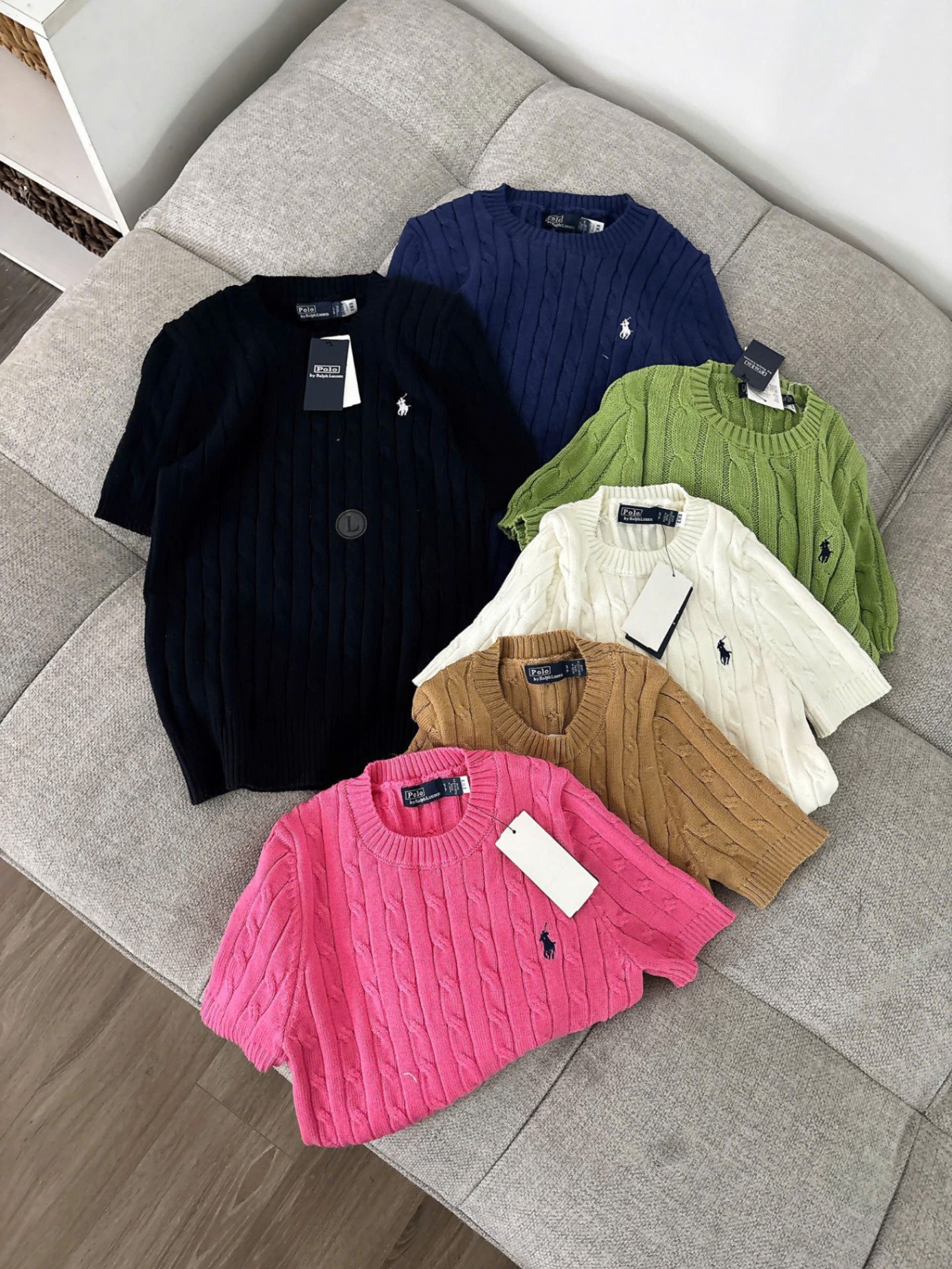 Áo Len Cổ Tròn Polo Dư Xịn 15817