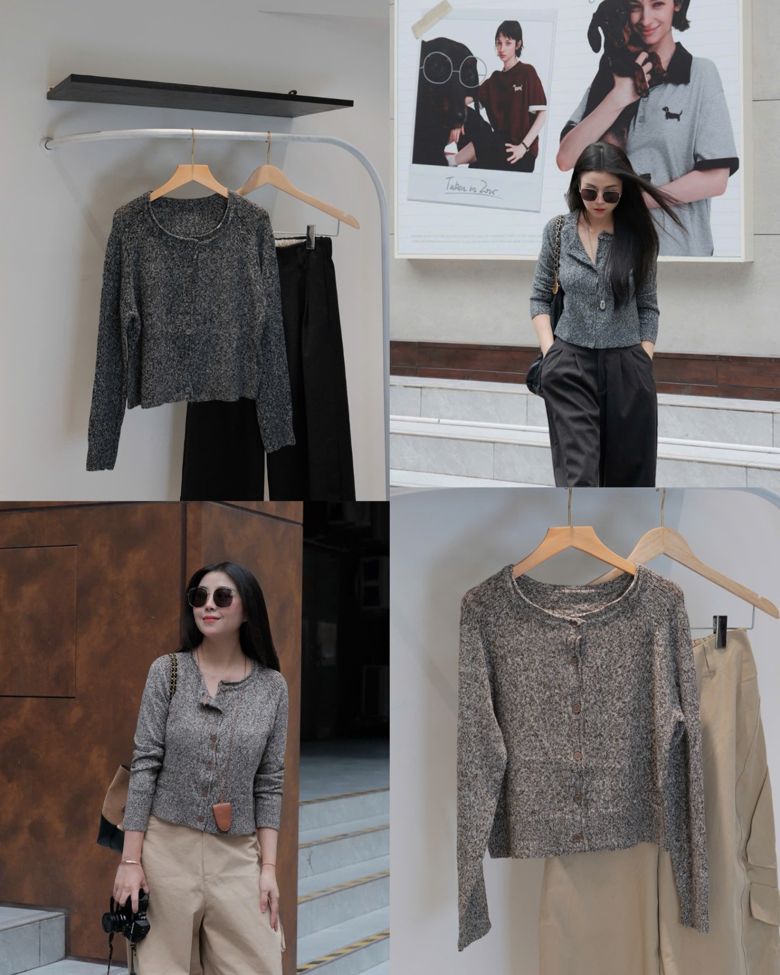 Cardigan Len Soul Muối Tiêu 15827