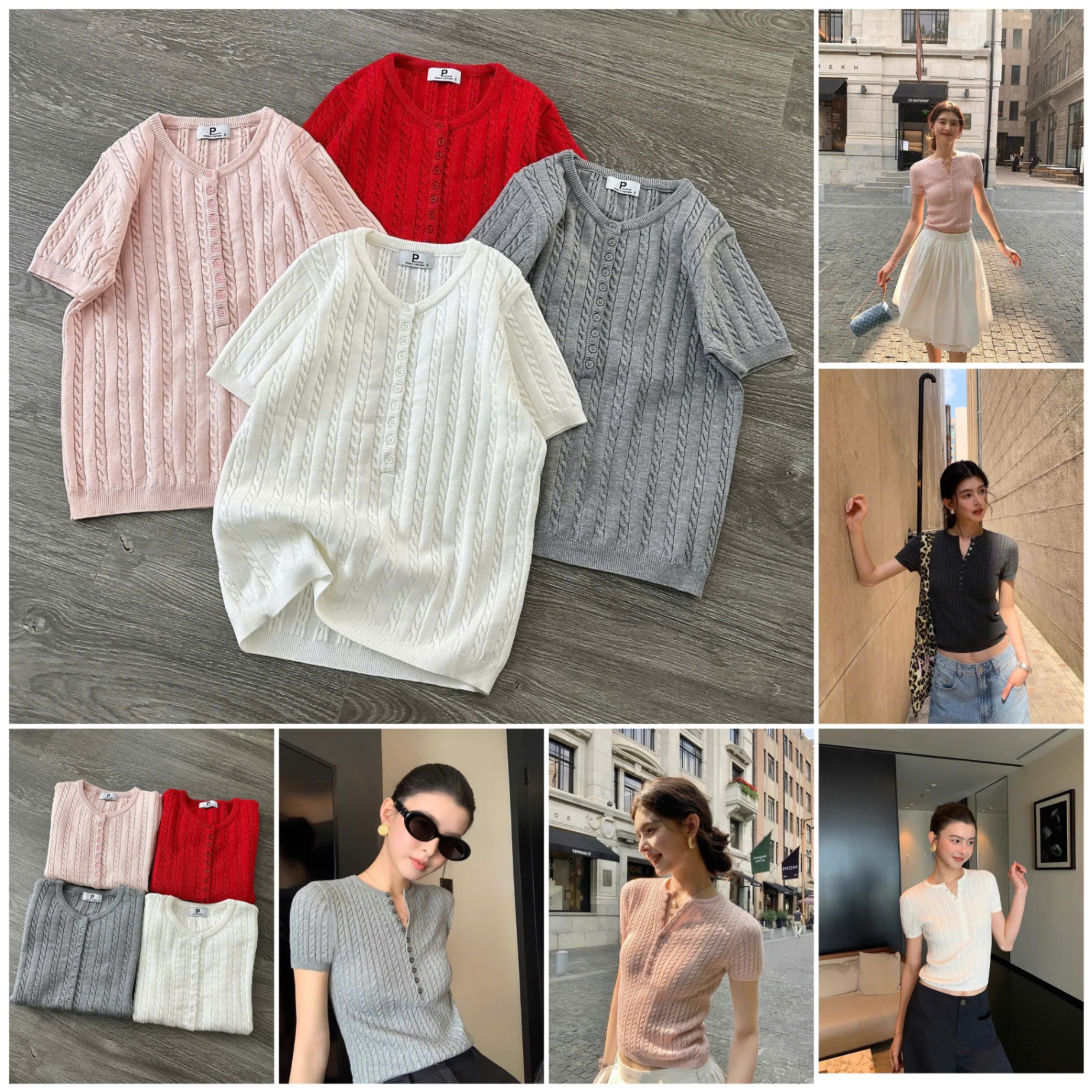 Len Pknitwear Cộc tay 15851