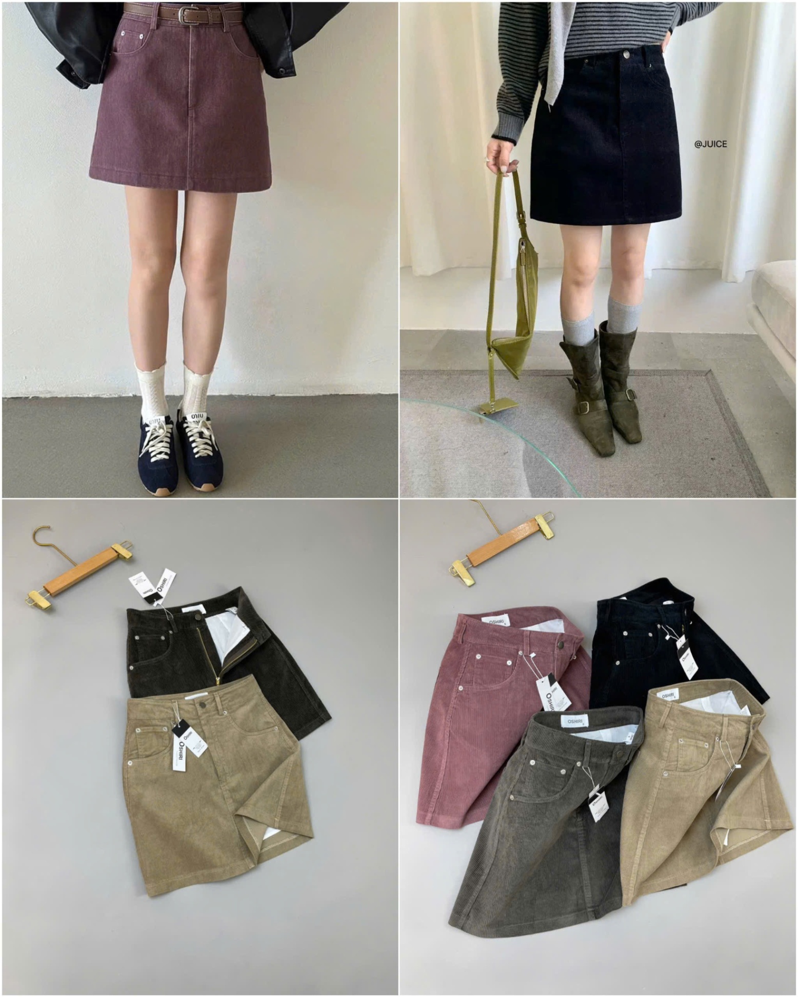 Chân Váy Nhung Orsiri dáng ngắn 15853