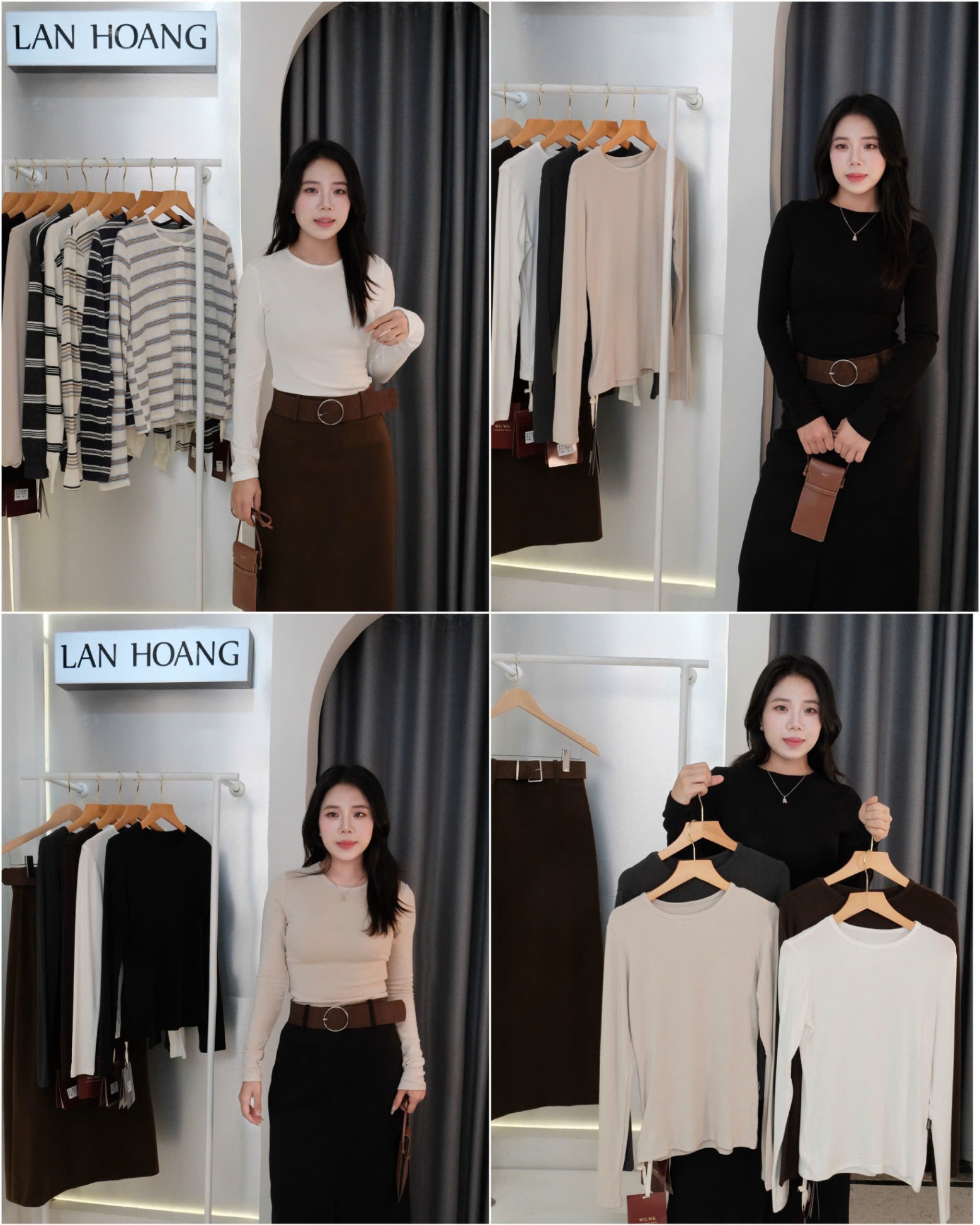 Áo Thun trơn WGWE Dài Tay 15900