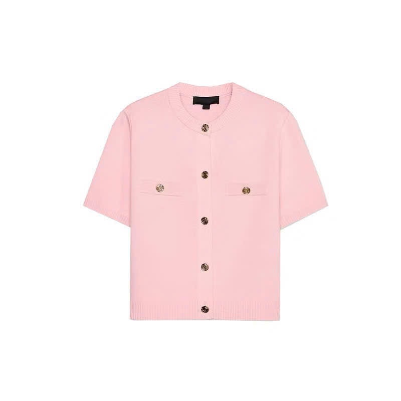 Len HỒNG ZR khuy đồng cộc tay 5916