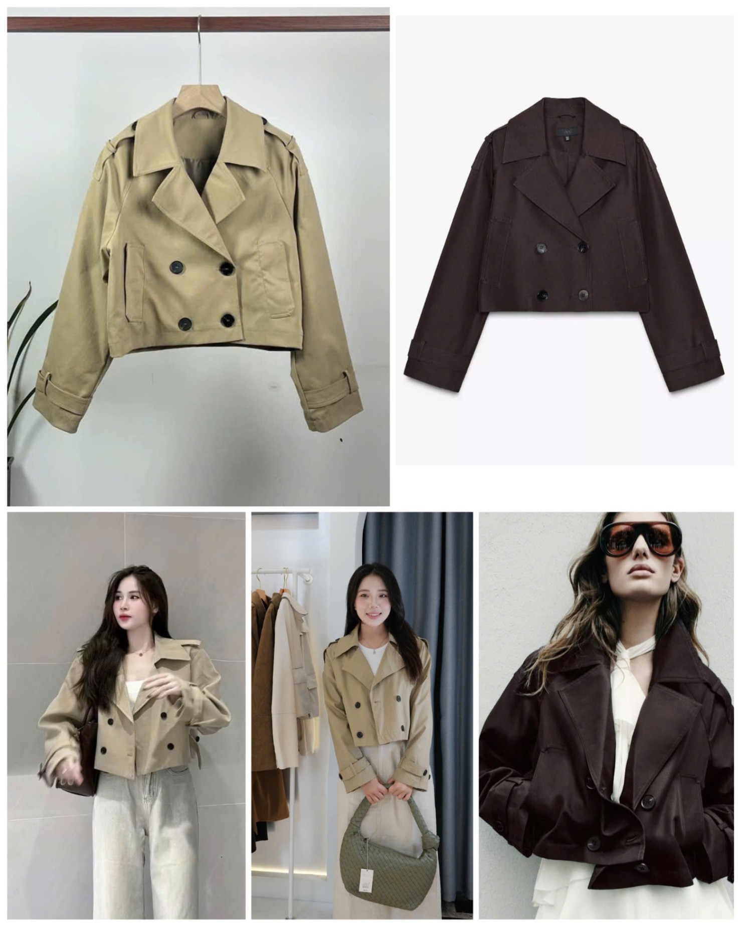 Khoác ZR trendcoath dáng ngắn 15936