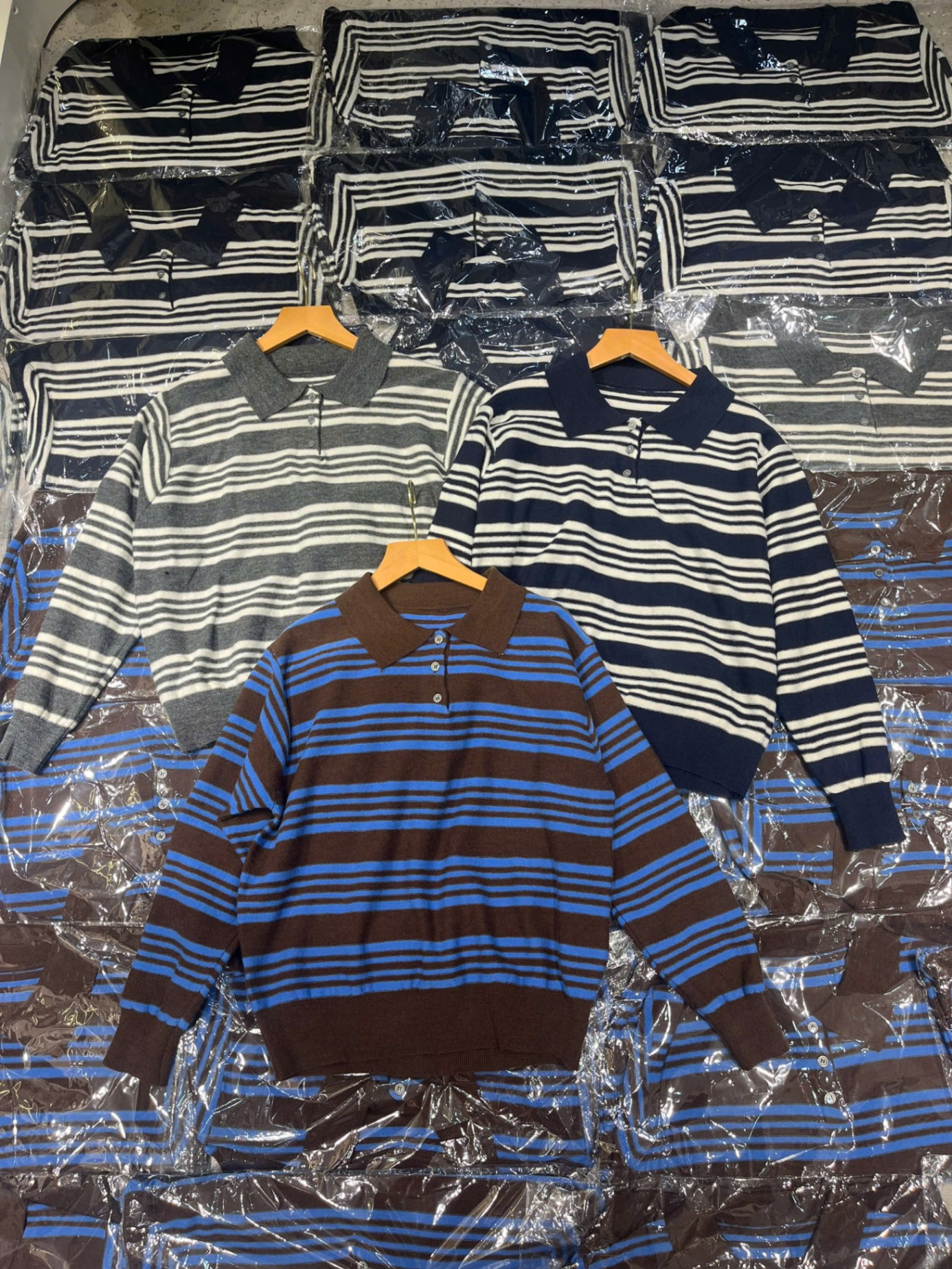 Len KẺ POLO 3 MÀU 15950