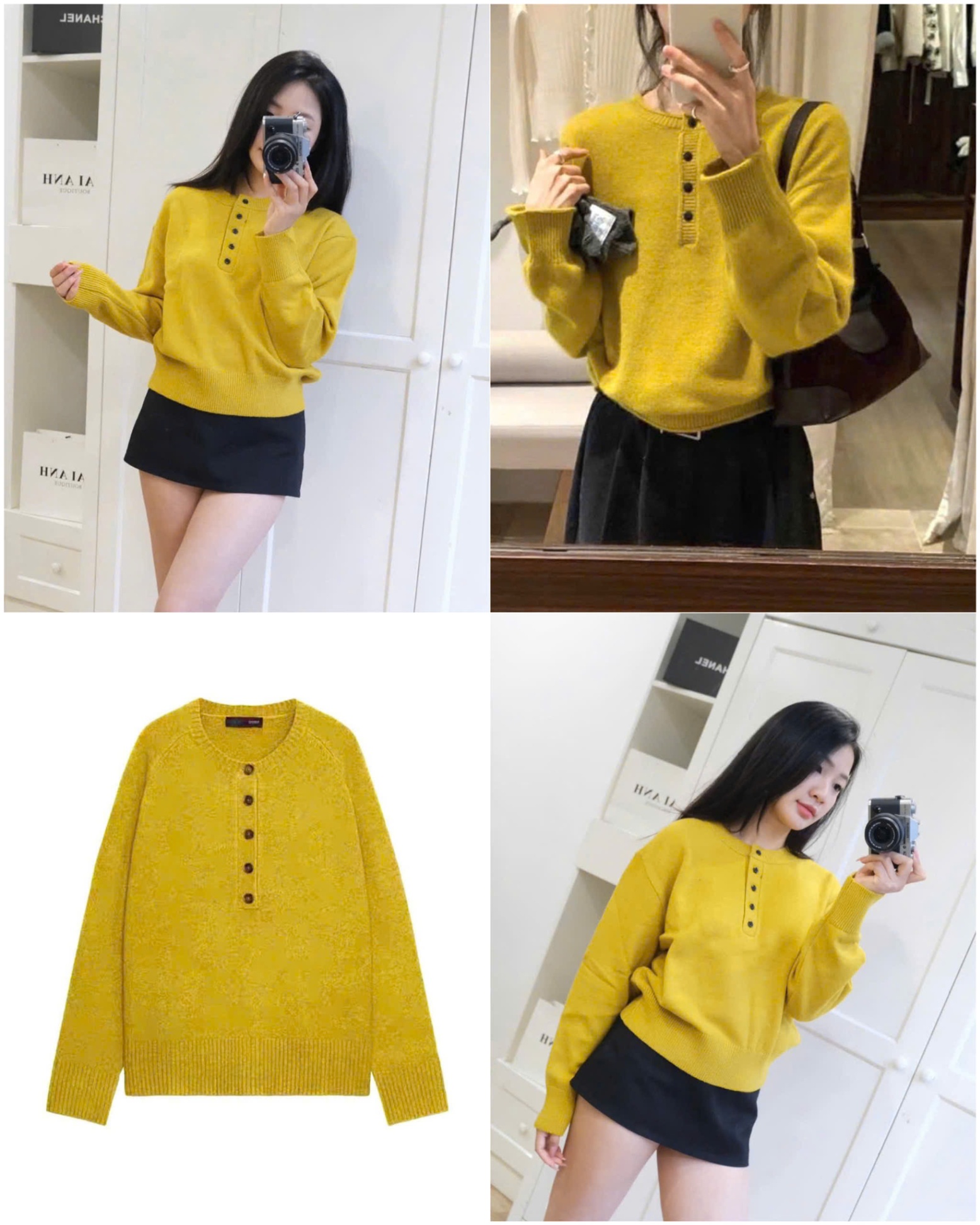 Len ZR Khuy vàng 16041- NEW 2026