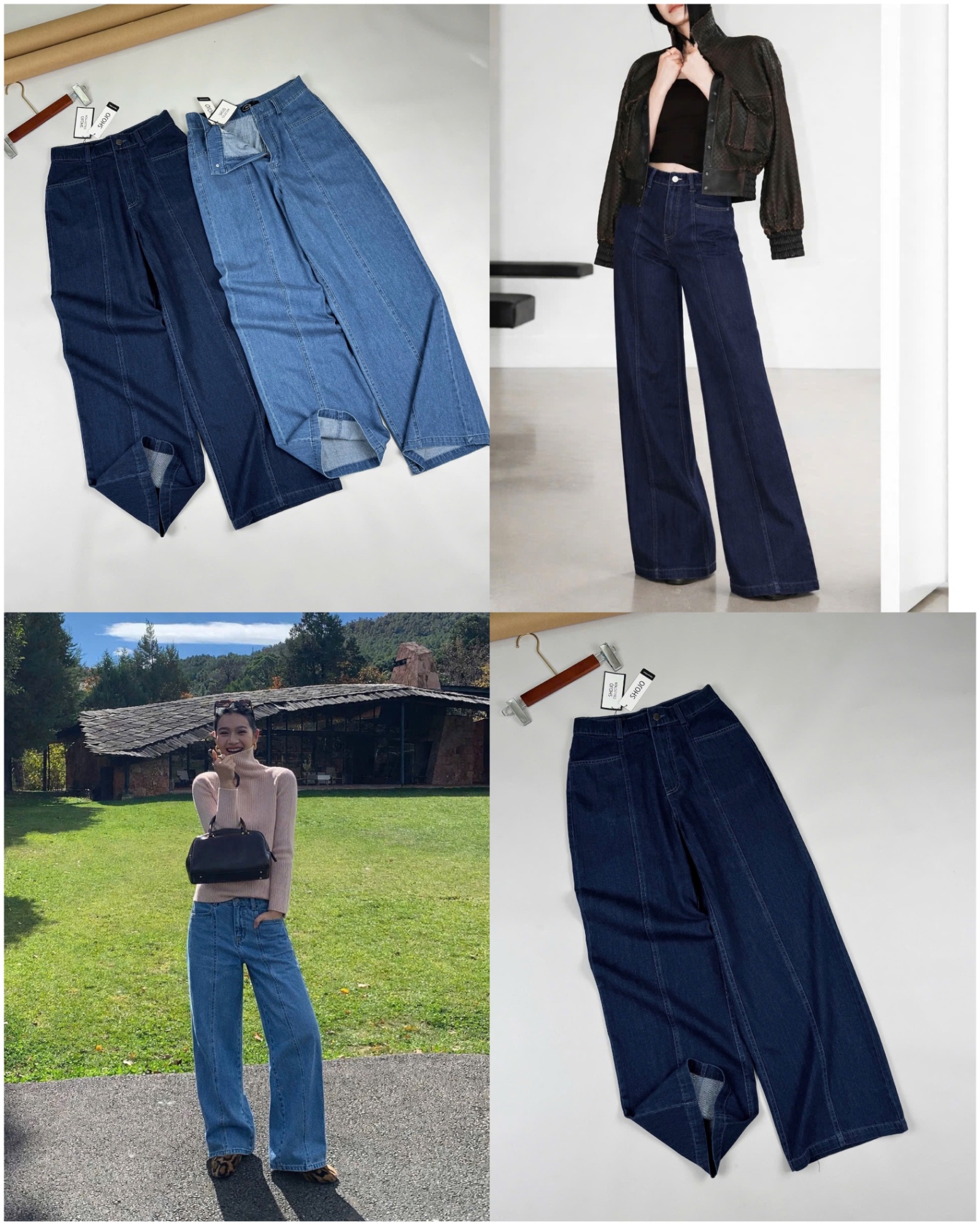 Culottes Gân Shojo túi Ngang 16158